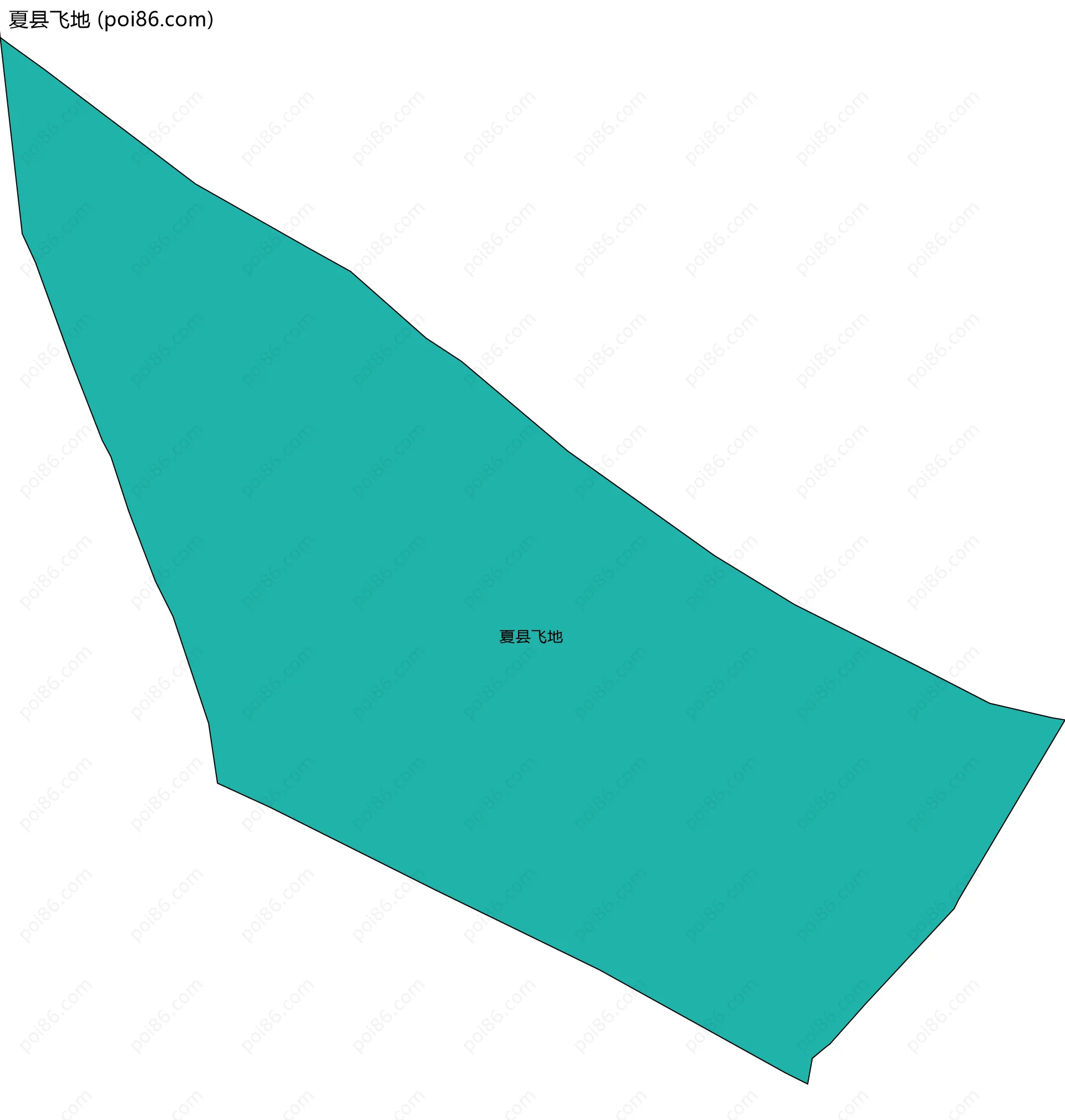 夏县飞地边界地图