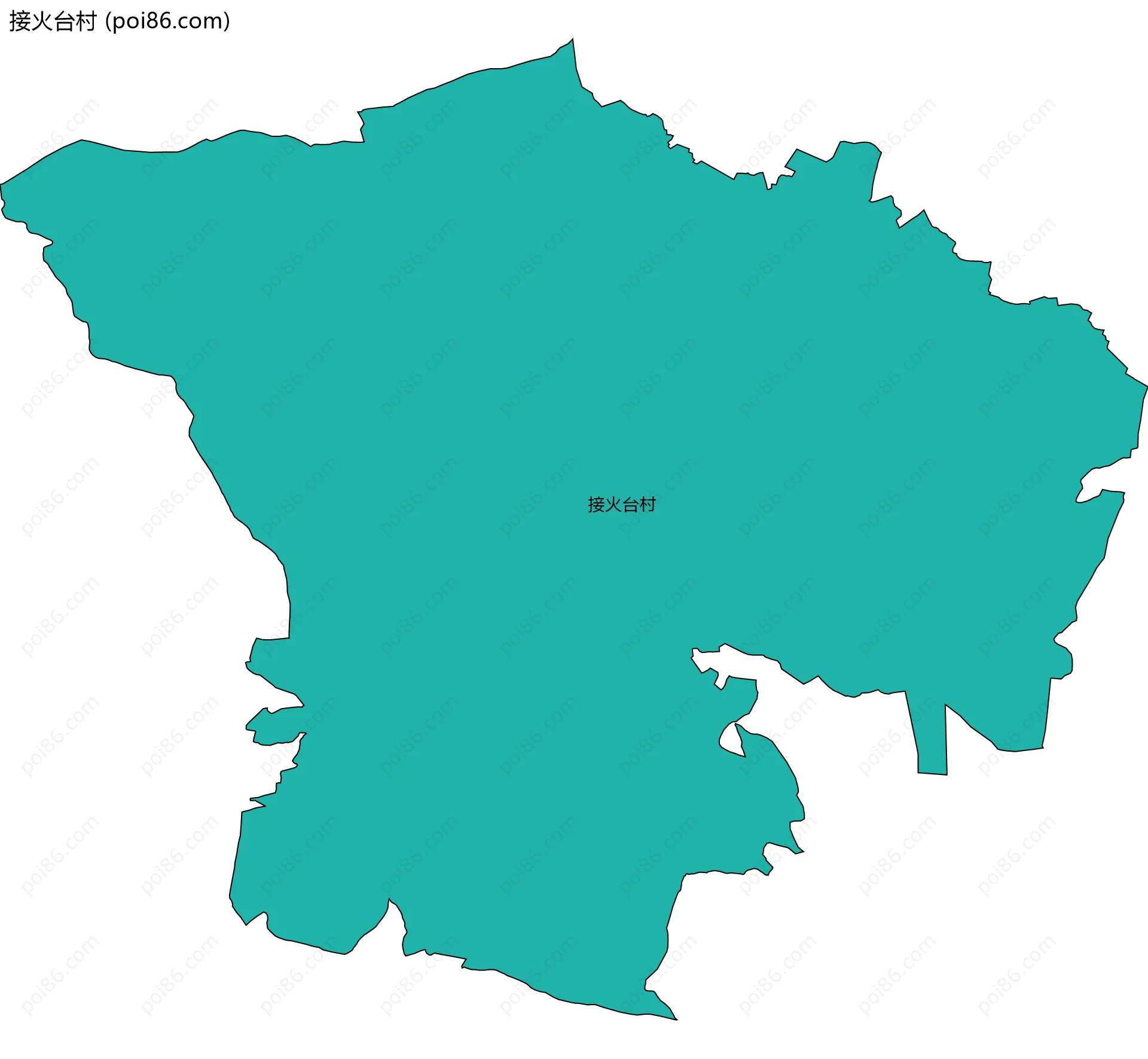 接火台村边界地图
