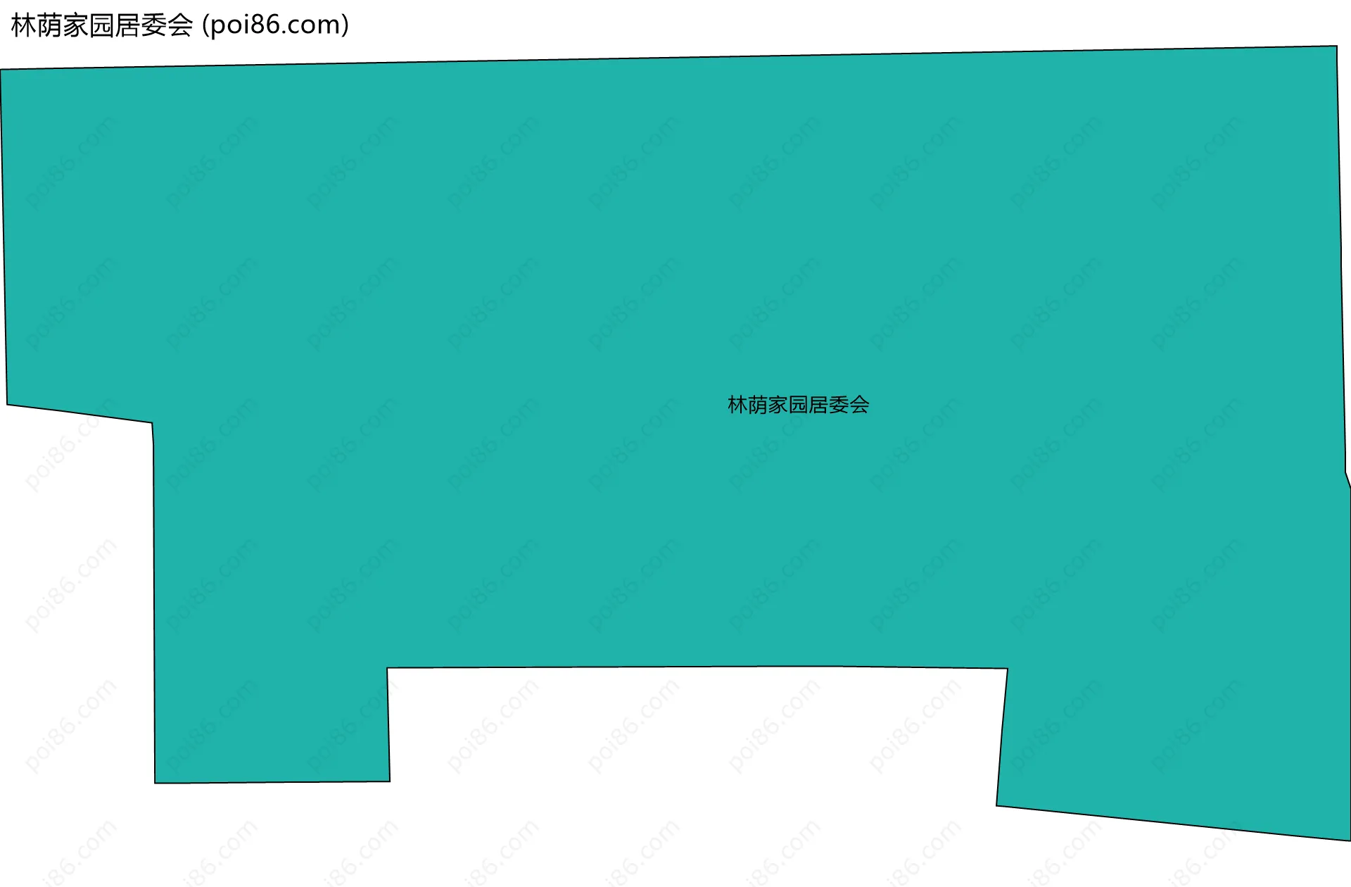林荫家园居委会边界地图