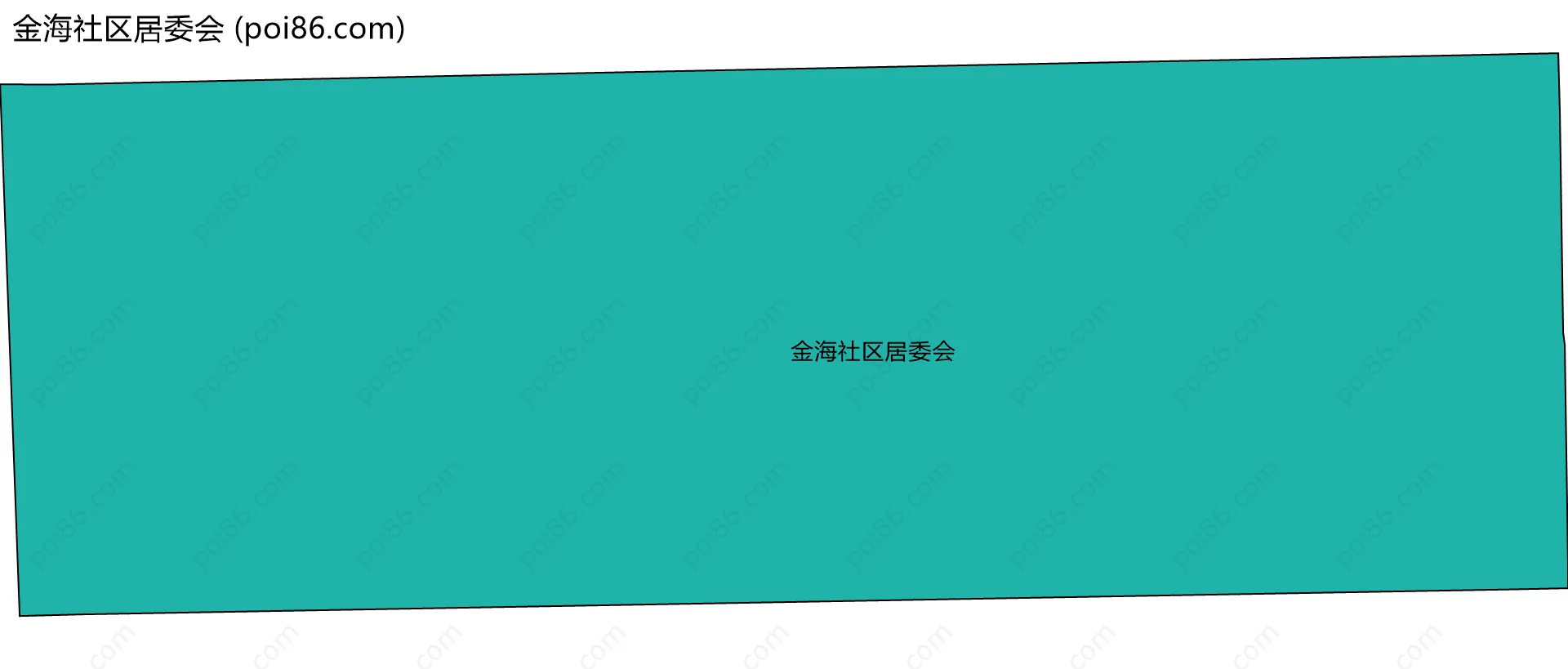 金海社区居委会边界地图