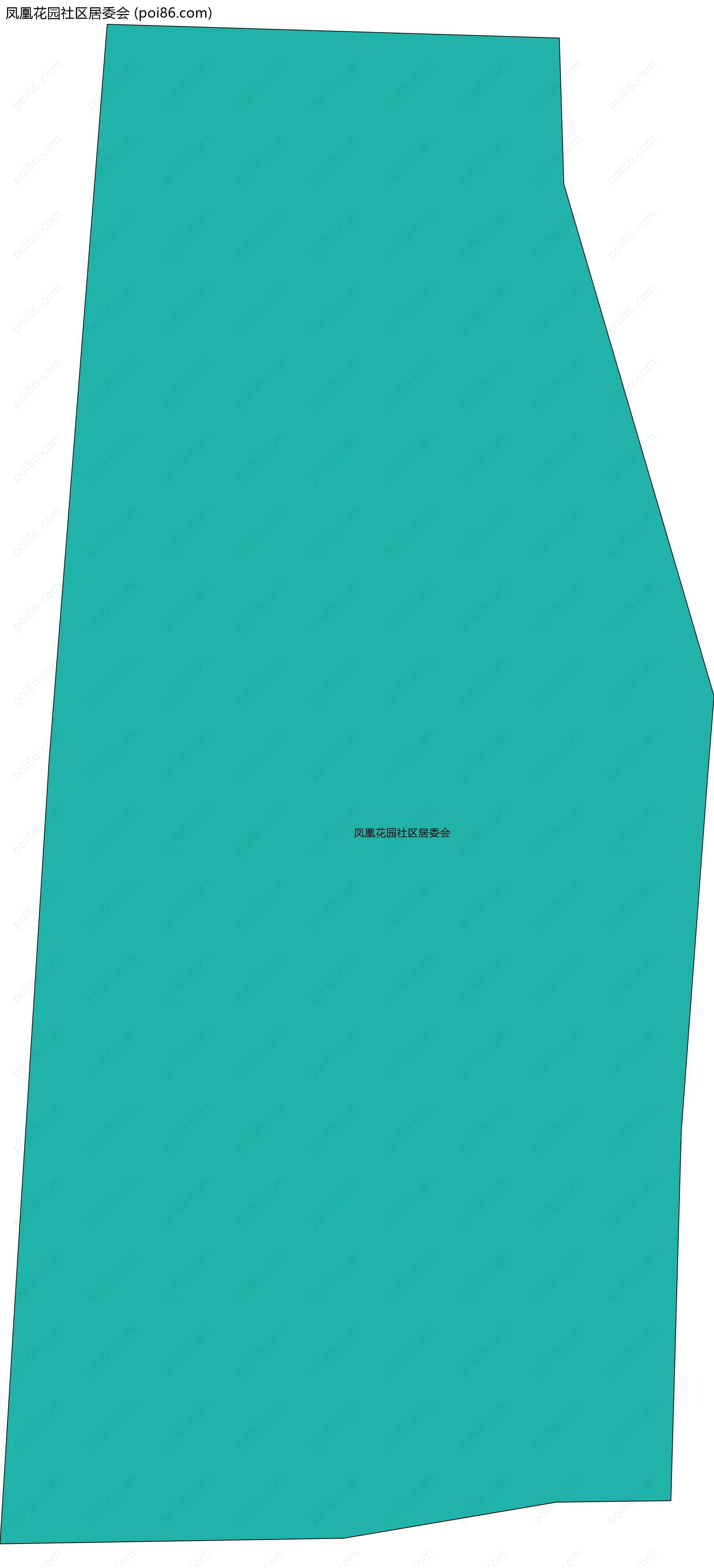 凤凰花园社区居委会边界地图