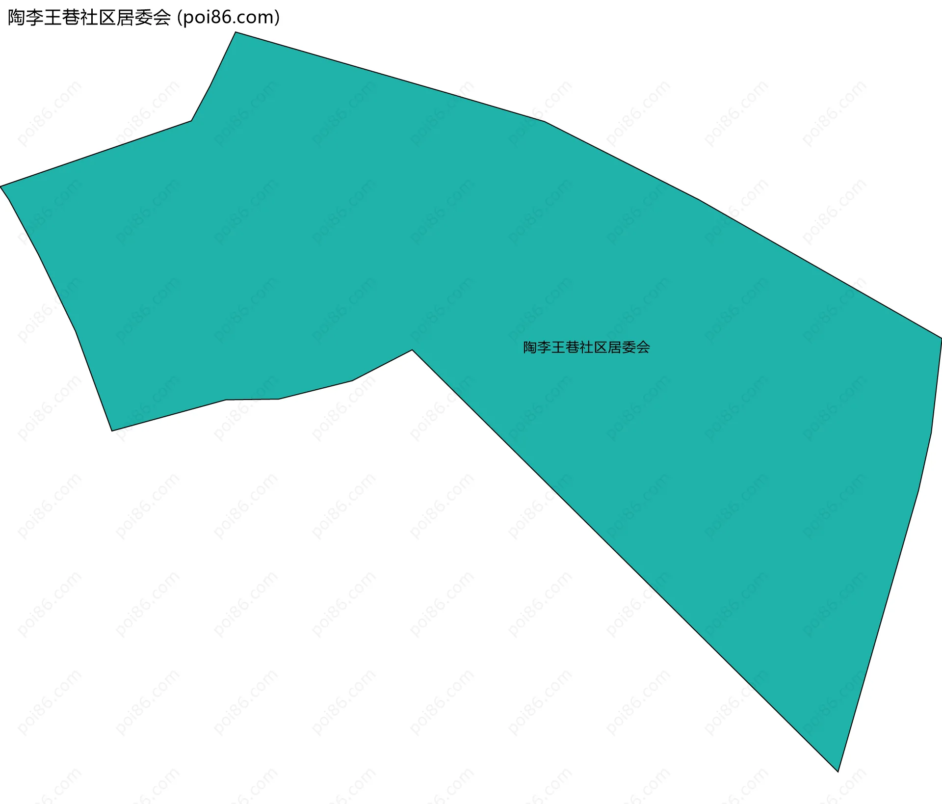 陶李王巷社区居委会边界地图