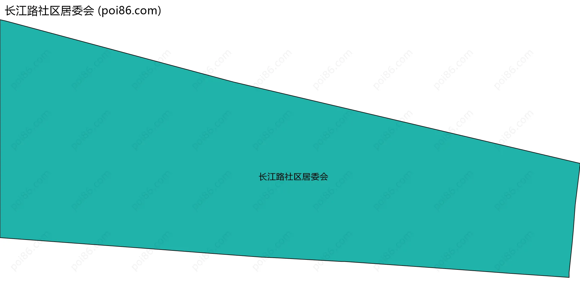 长江路社区居委会边界地图