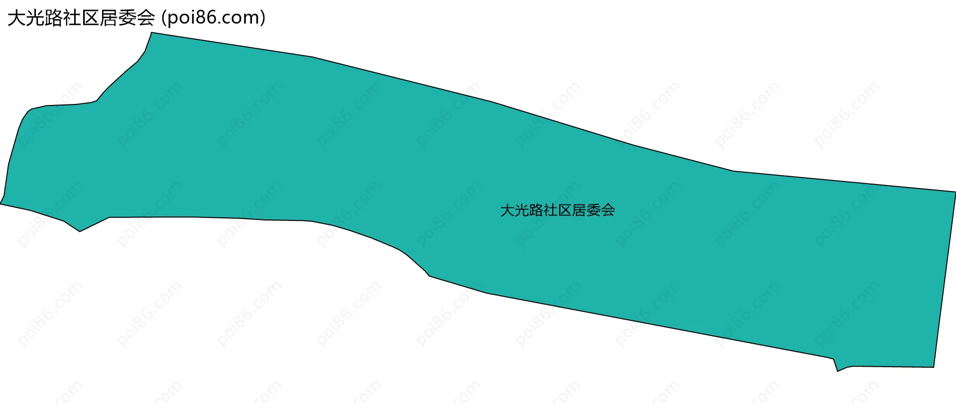 大光路社区居委会边界地图