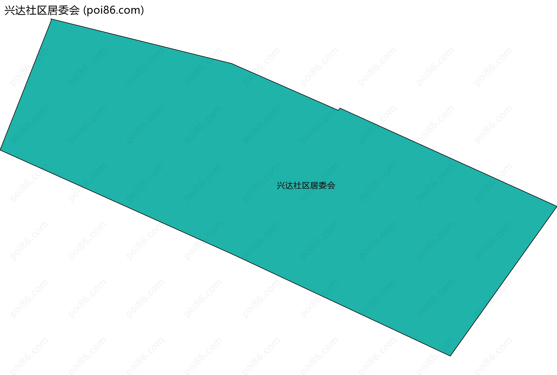 兴达社区居委会边界地图