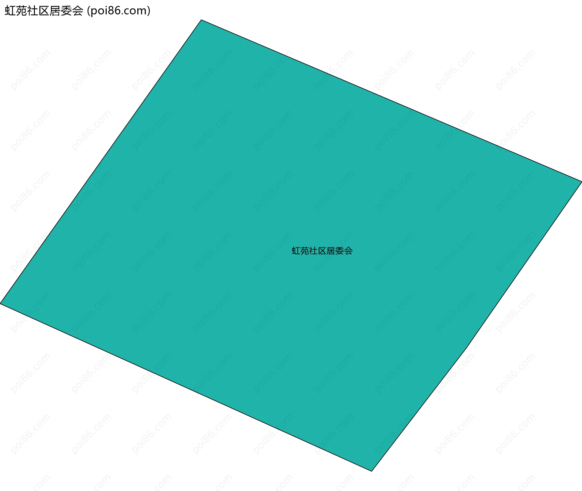 虹苑社区居委会边界地图