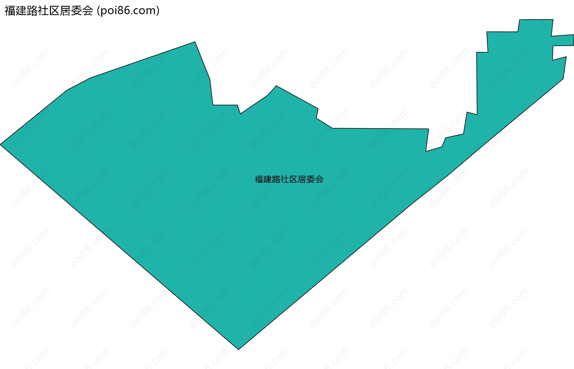 福建路社区居委会边界地图