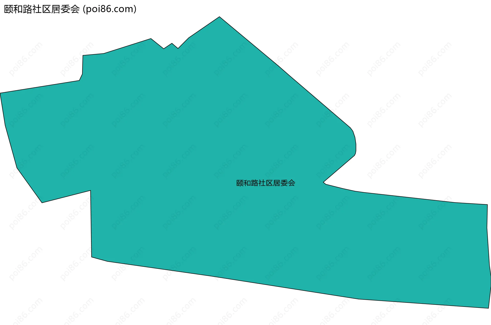 颐和路社区居委会边界地图
