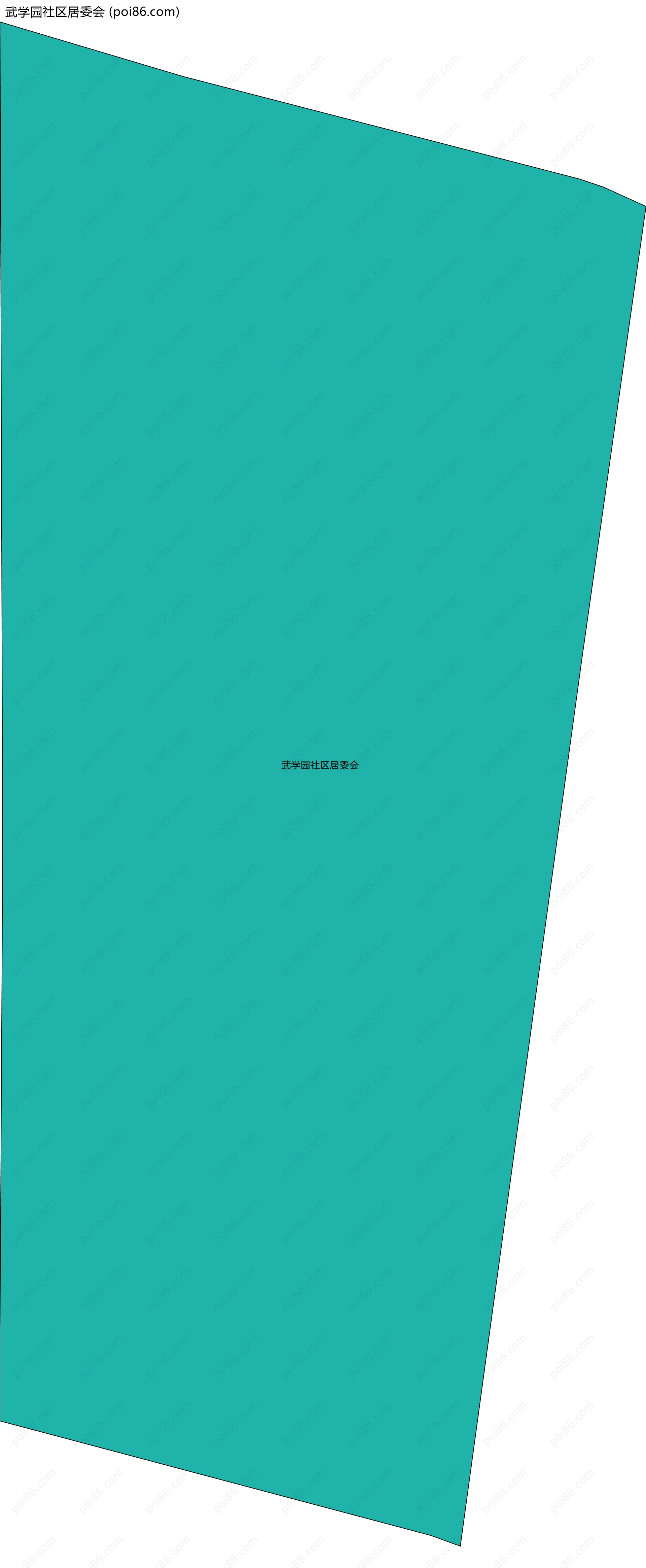 武学园社区居委会边界地图