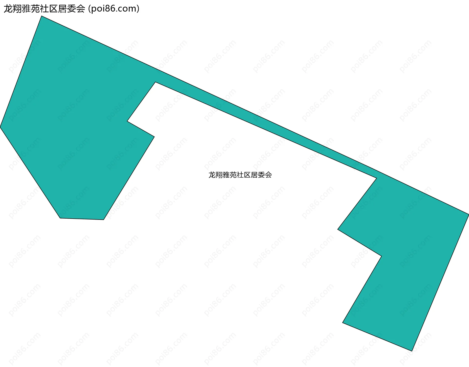 龙翔雅苑社区居委会边界地图