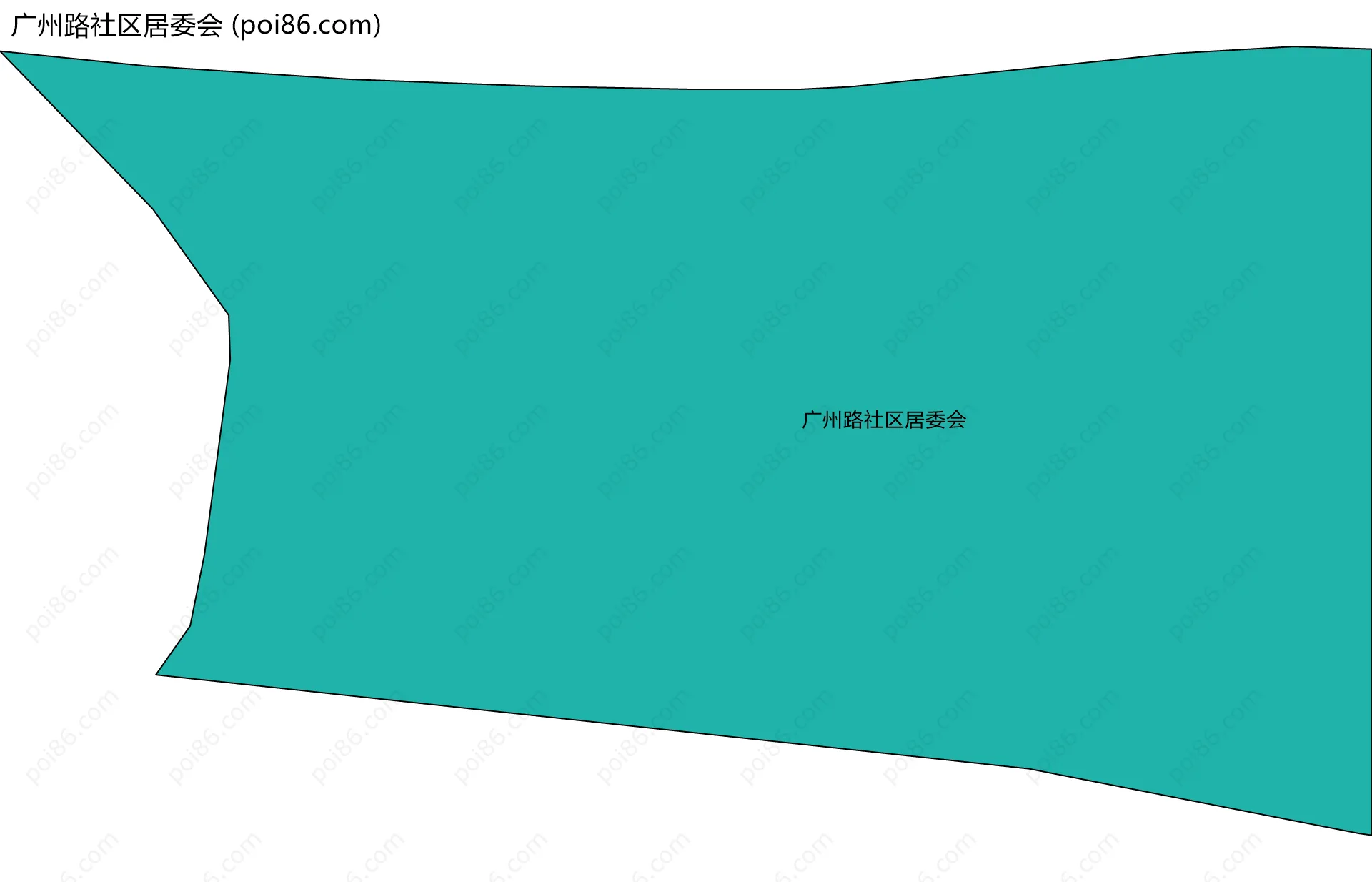 广州路社区居委会边界地图