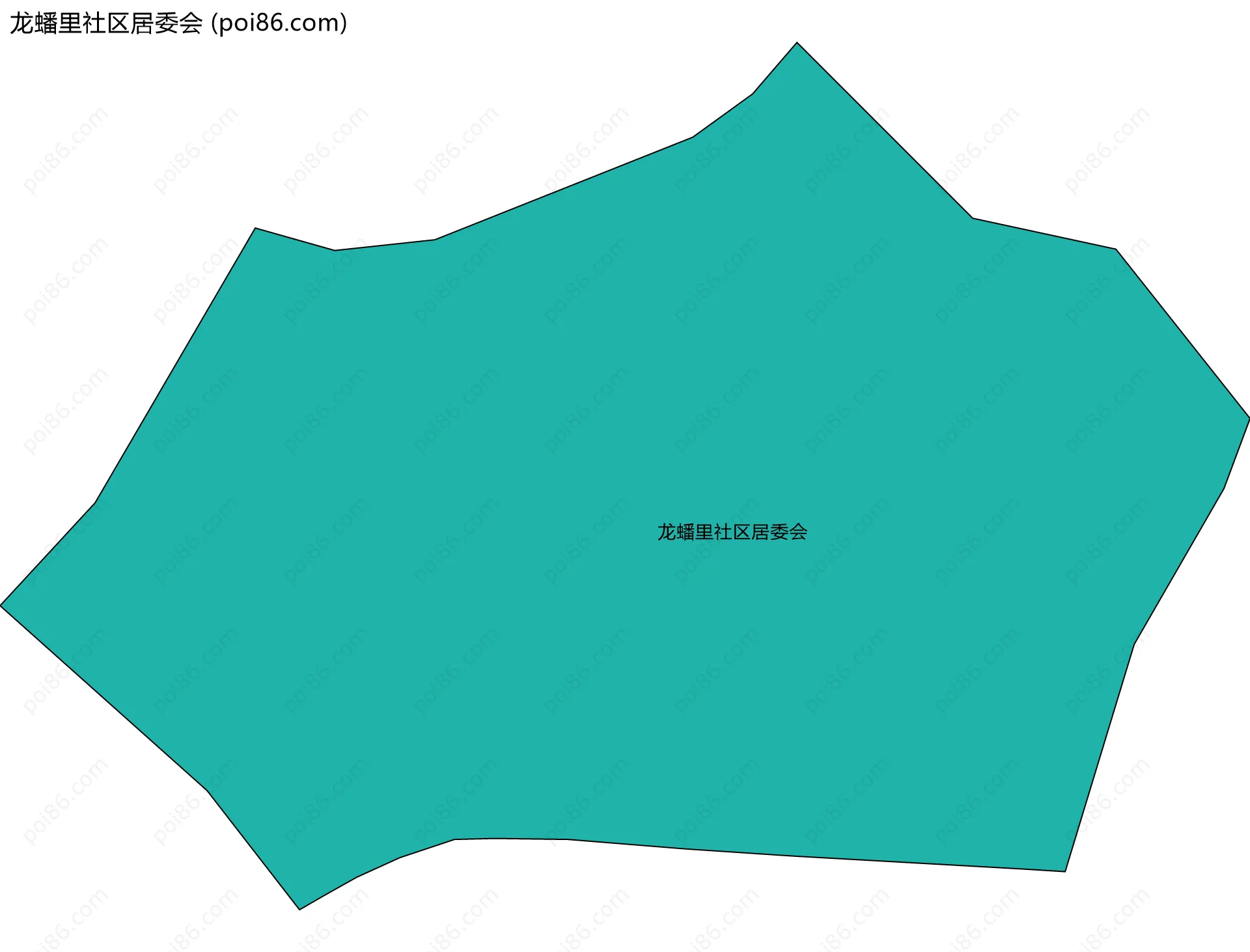 龙蟠里社区居委会边界地图