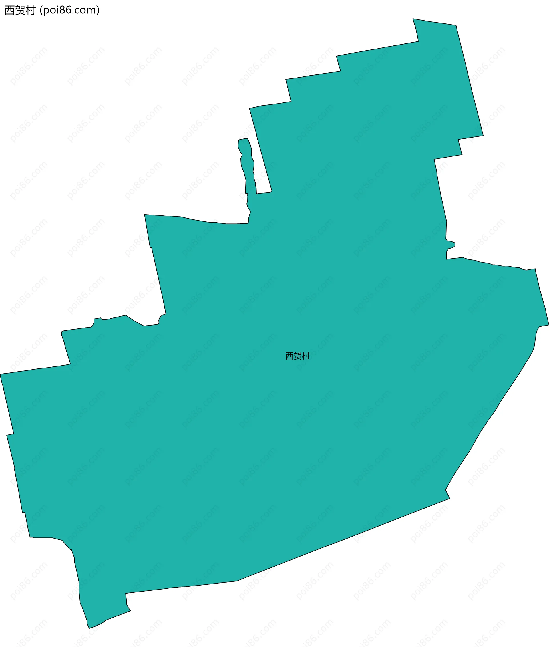 西贺村边界地图