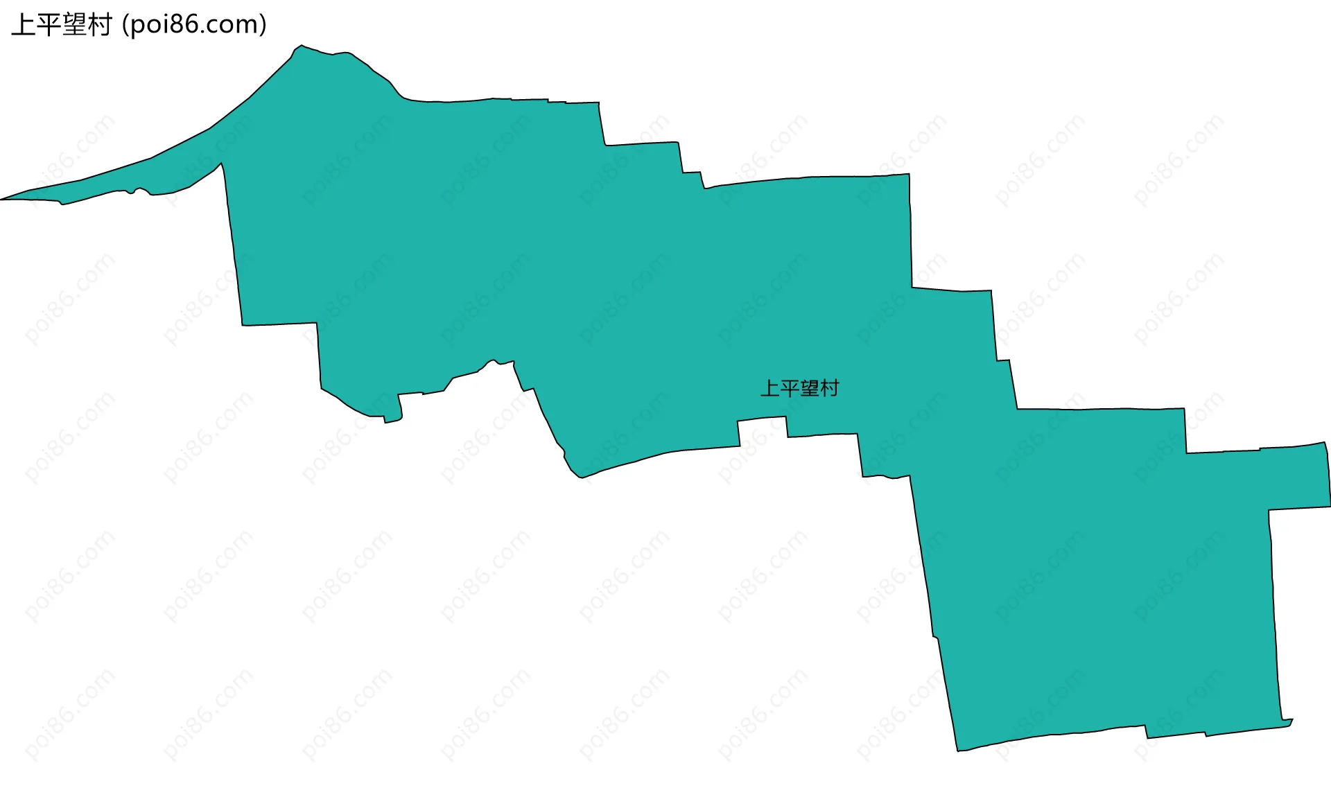 上平望村边界地图