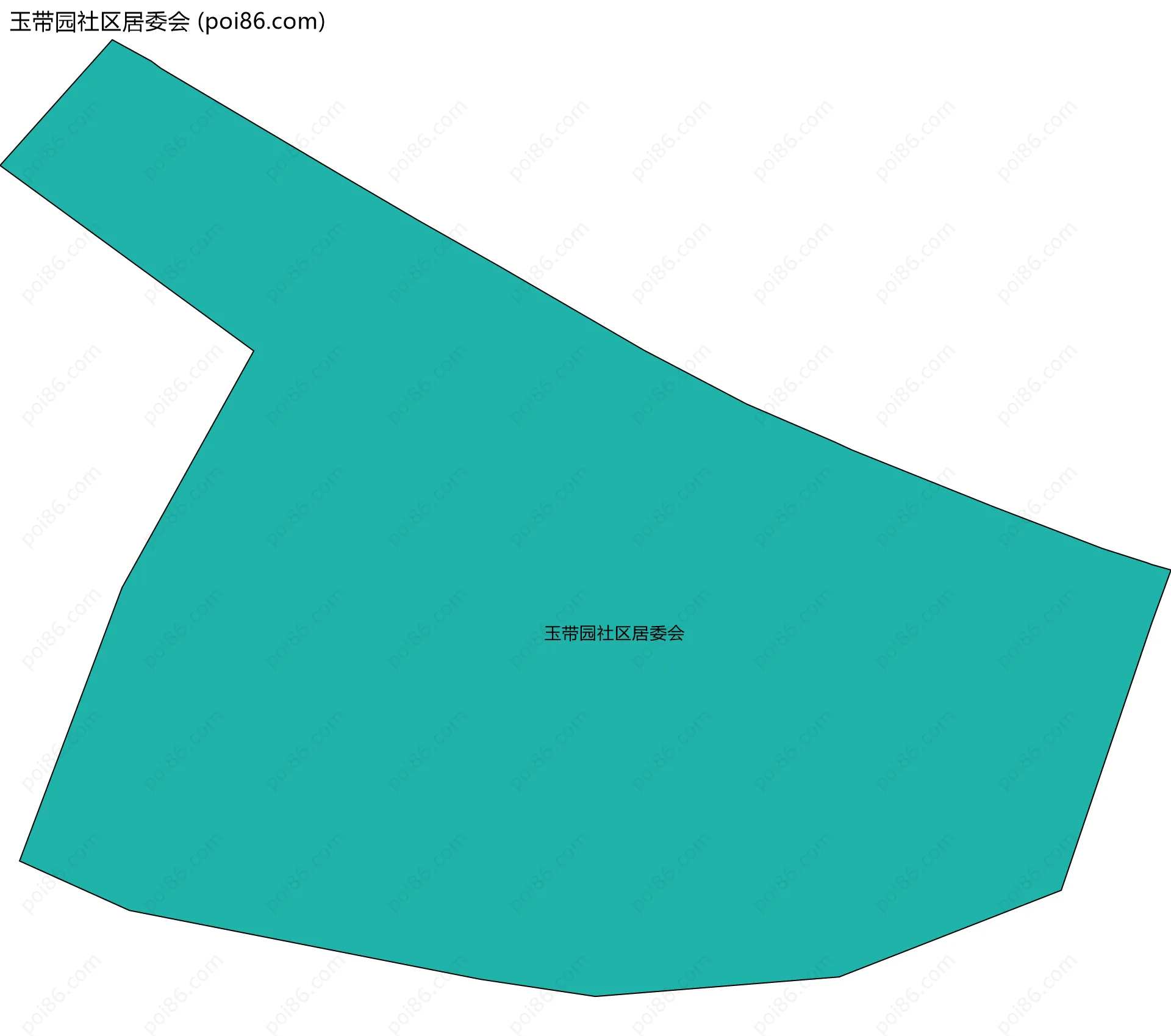玉带园社区居委会边界地图