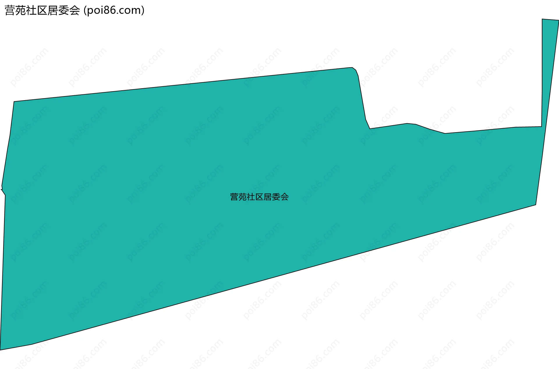 营苑社区居委会边界地图