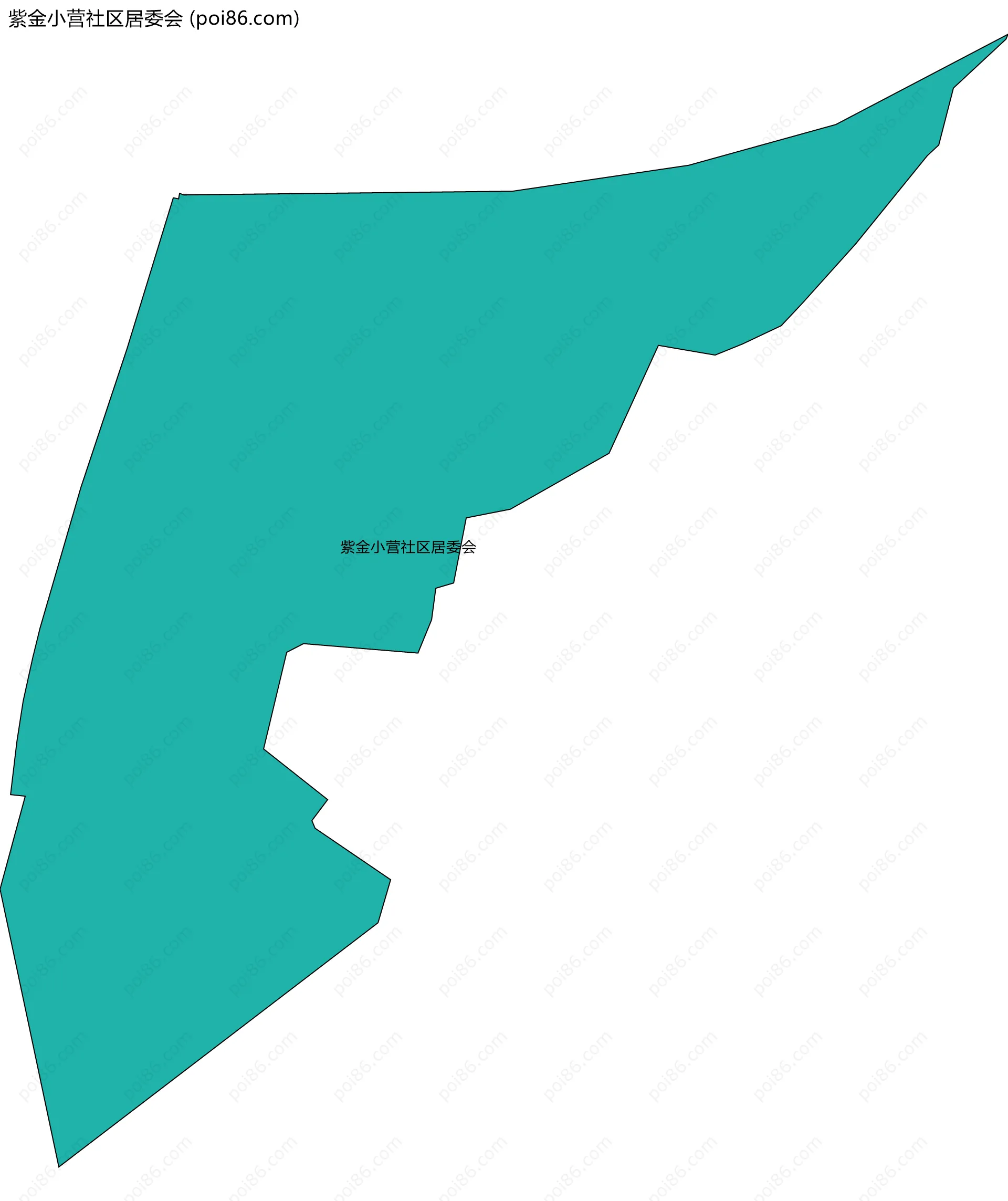 紫金小营社区居委会边界地图