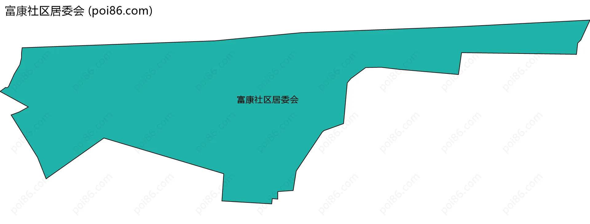 富康社区居委会边界地图