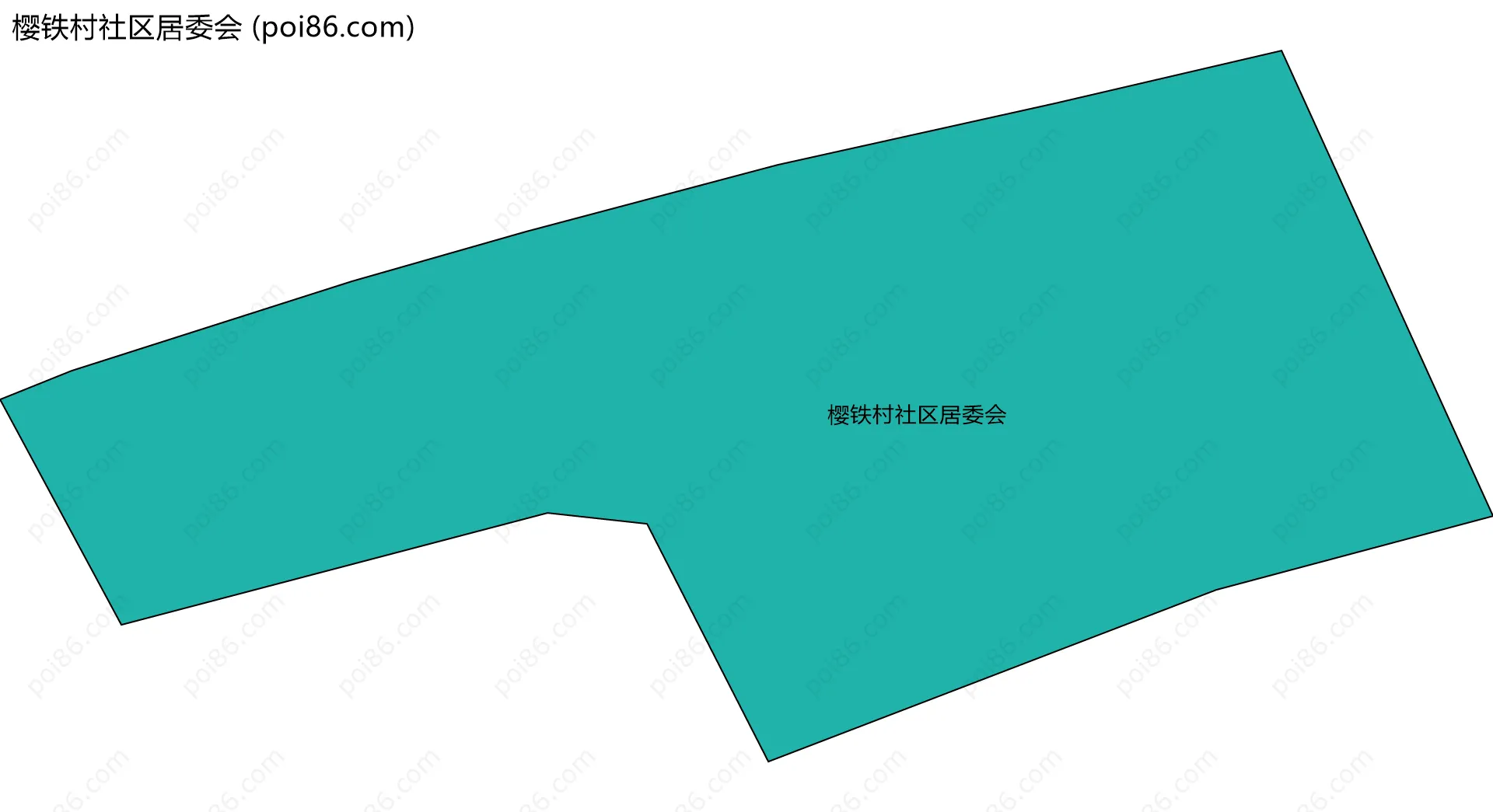 樱铁村社区居委会边界地图