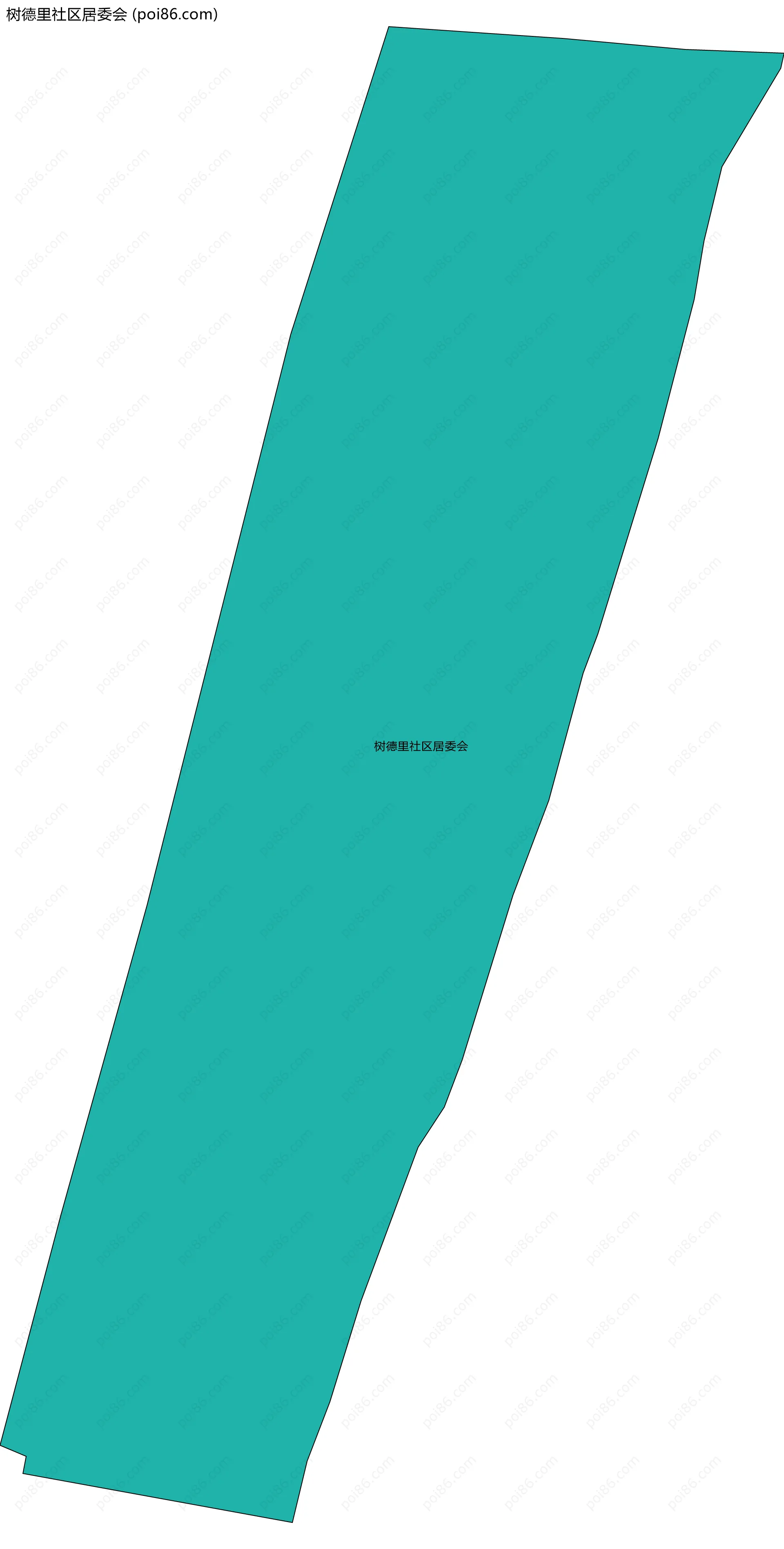 树德里社区居委会边界地图