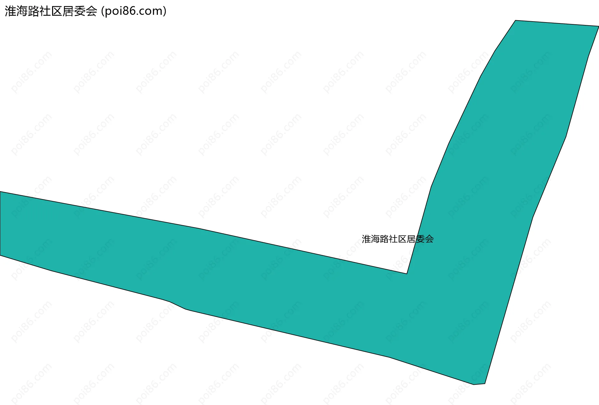 淮海路社区居委会边界地图