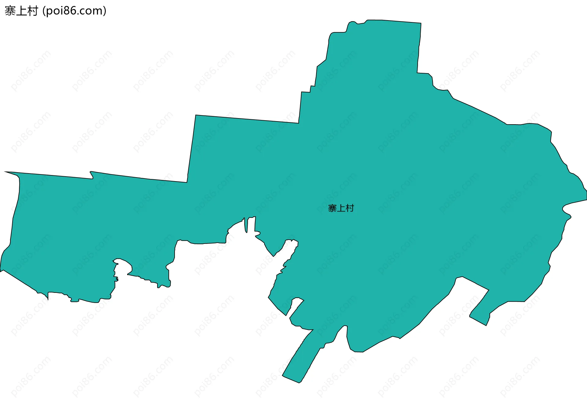 寨上村边界地图