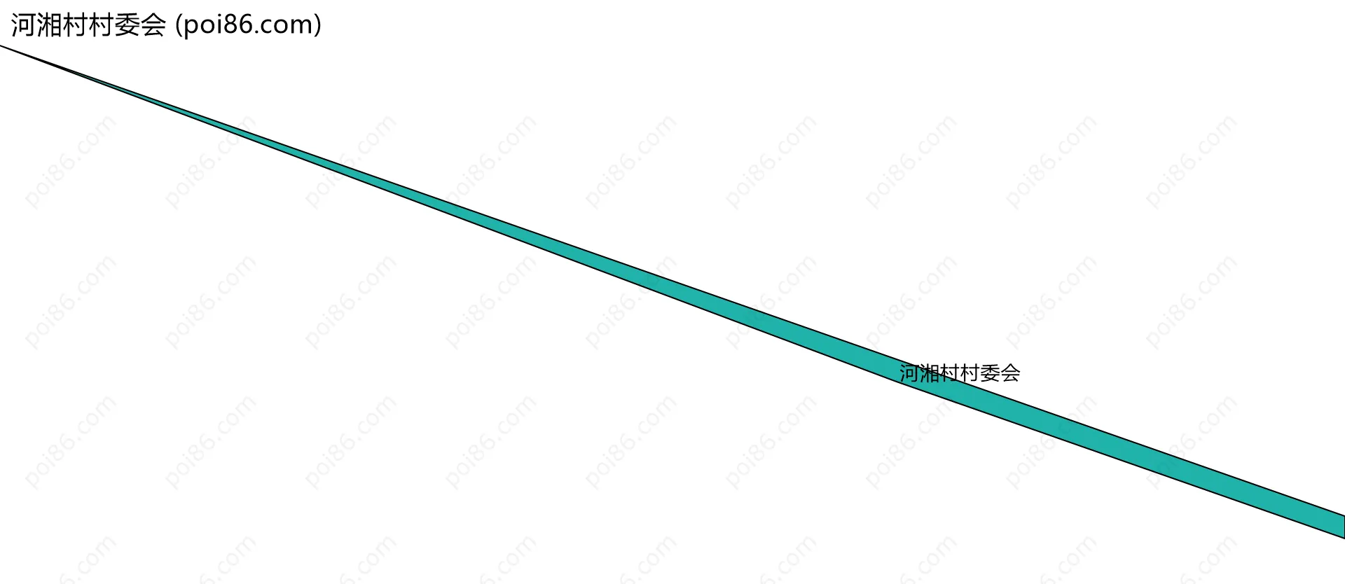 河湘村村委会边界地图