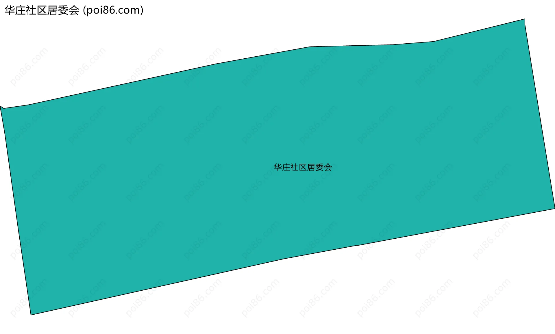 华庄社区居委会边界地图