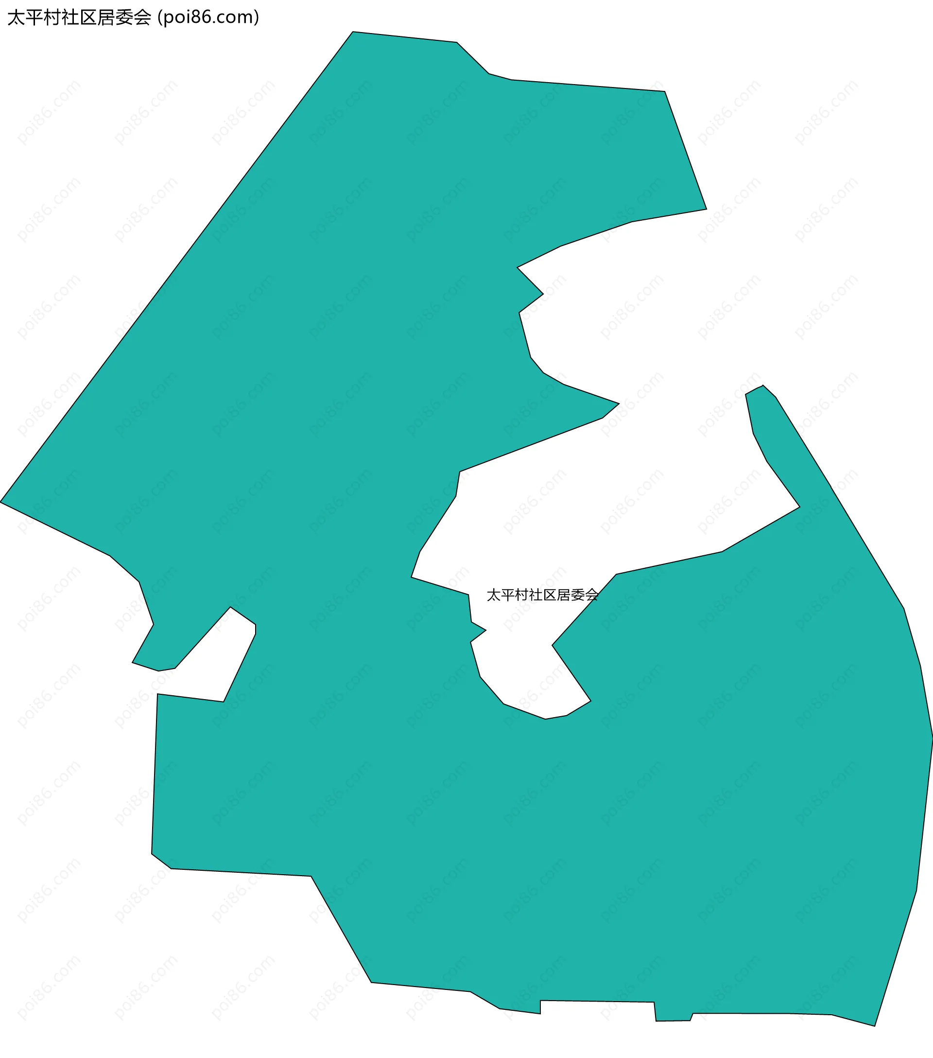 太平村社区居委会边界地图