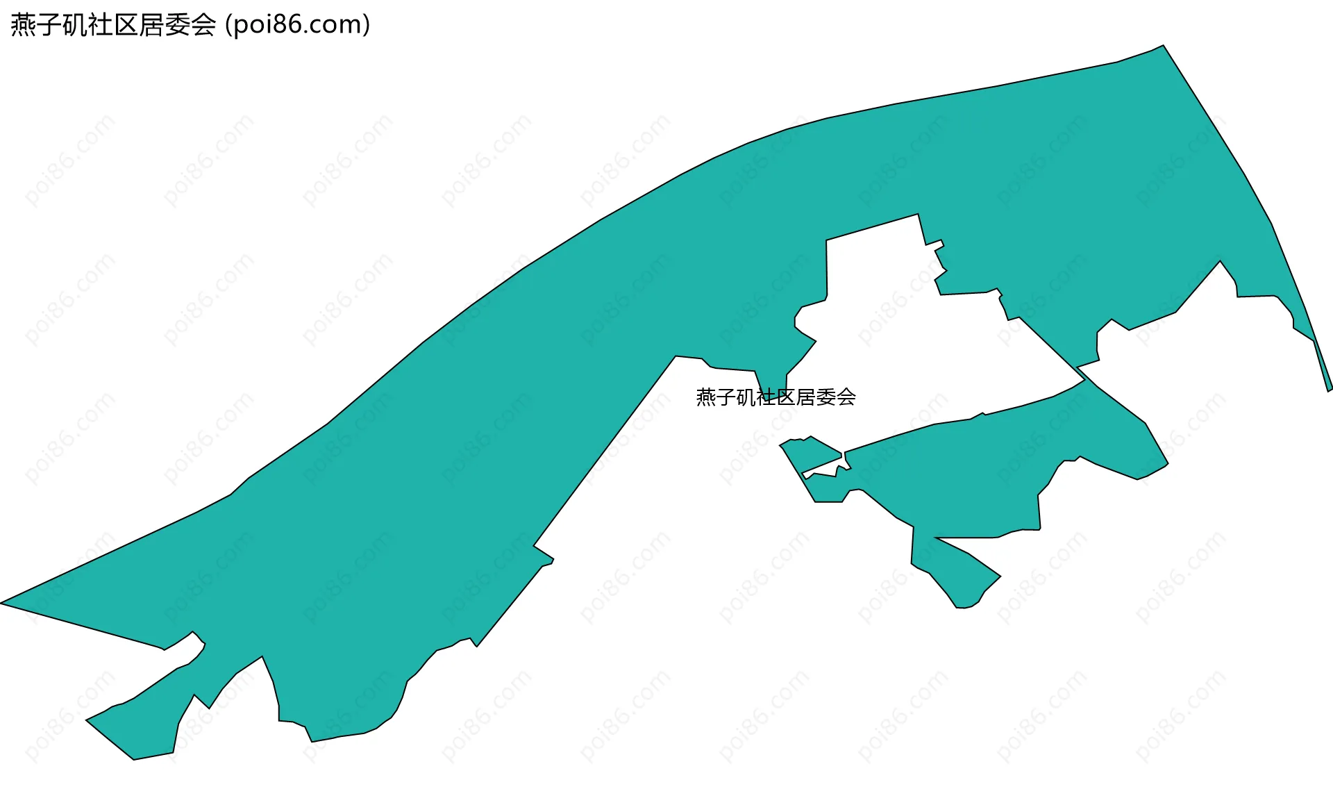 燕子矶社区居委会边界地图
