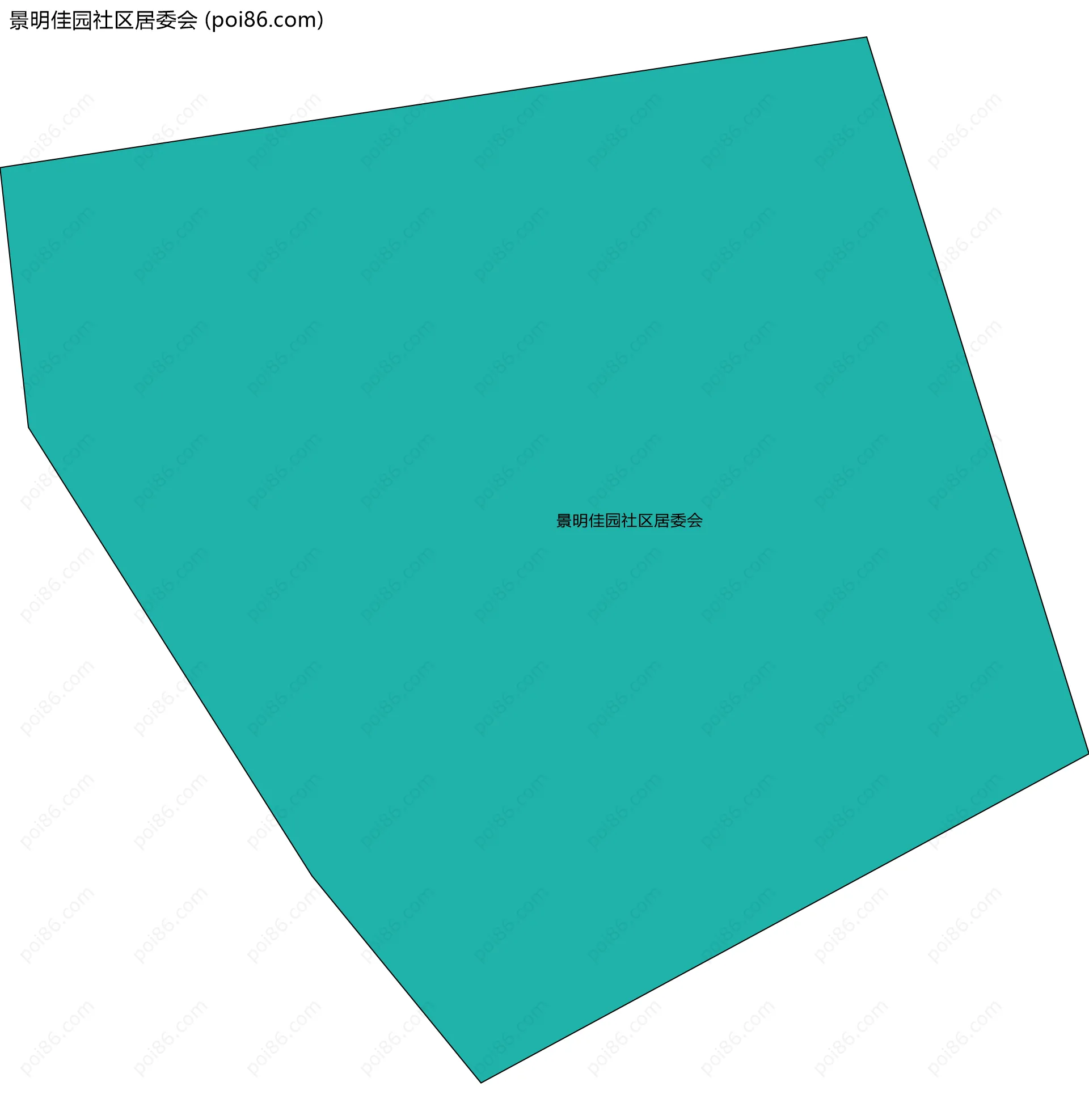 景明佳园社区居委会边界地图