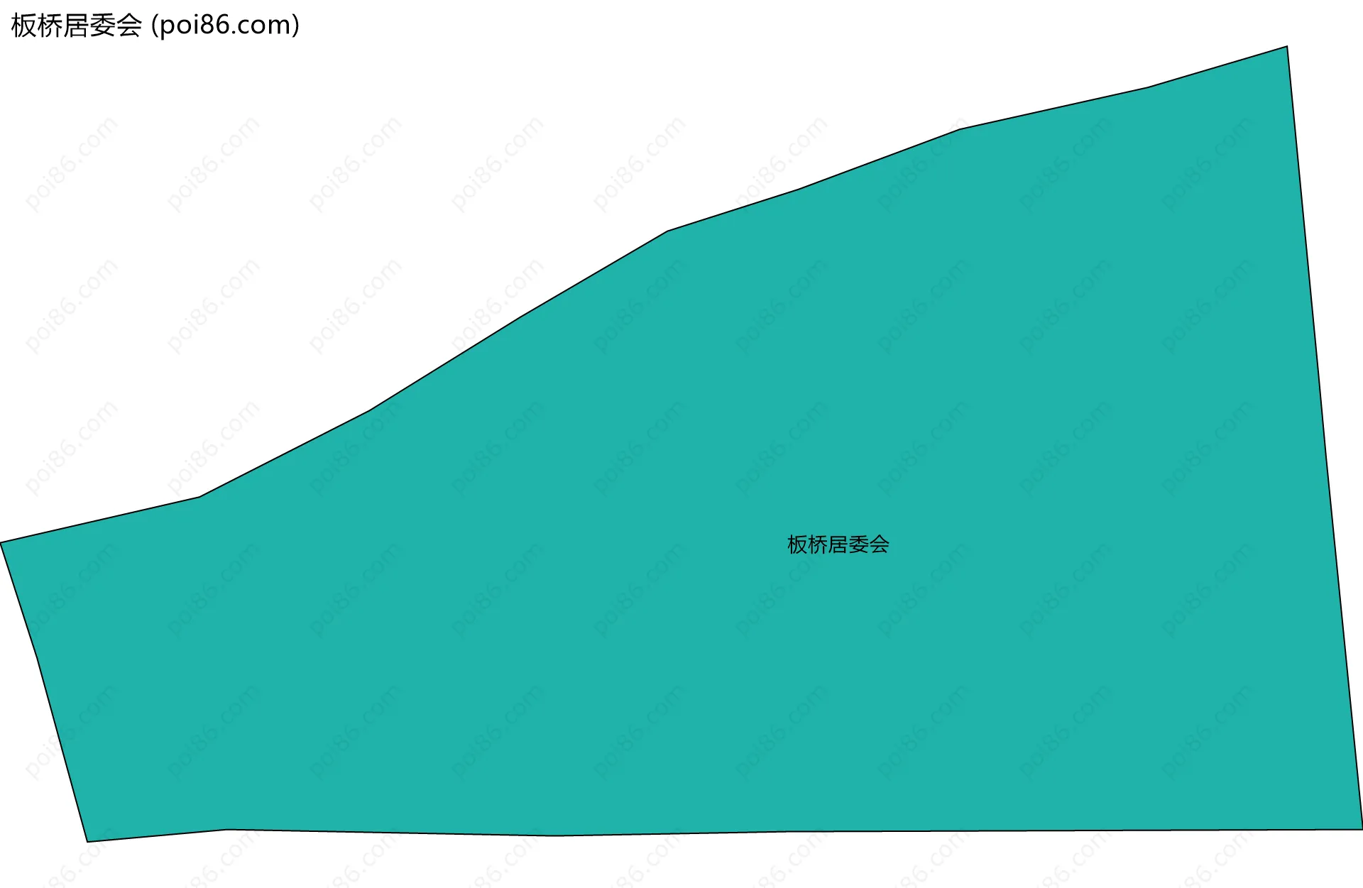 板桥居委会边界地图