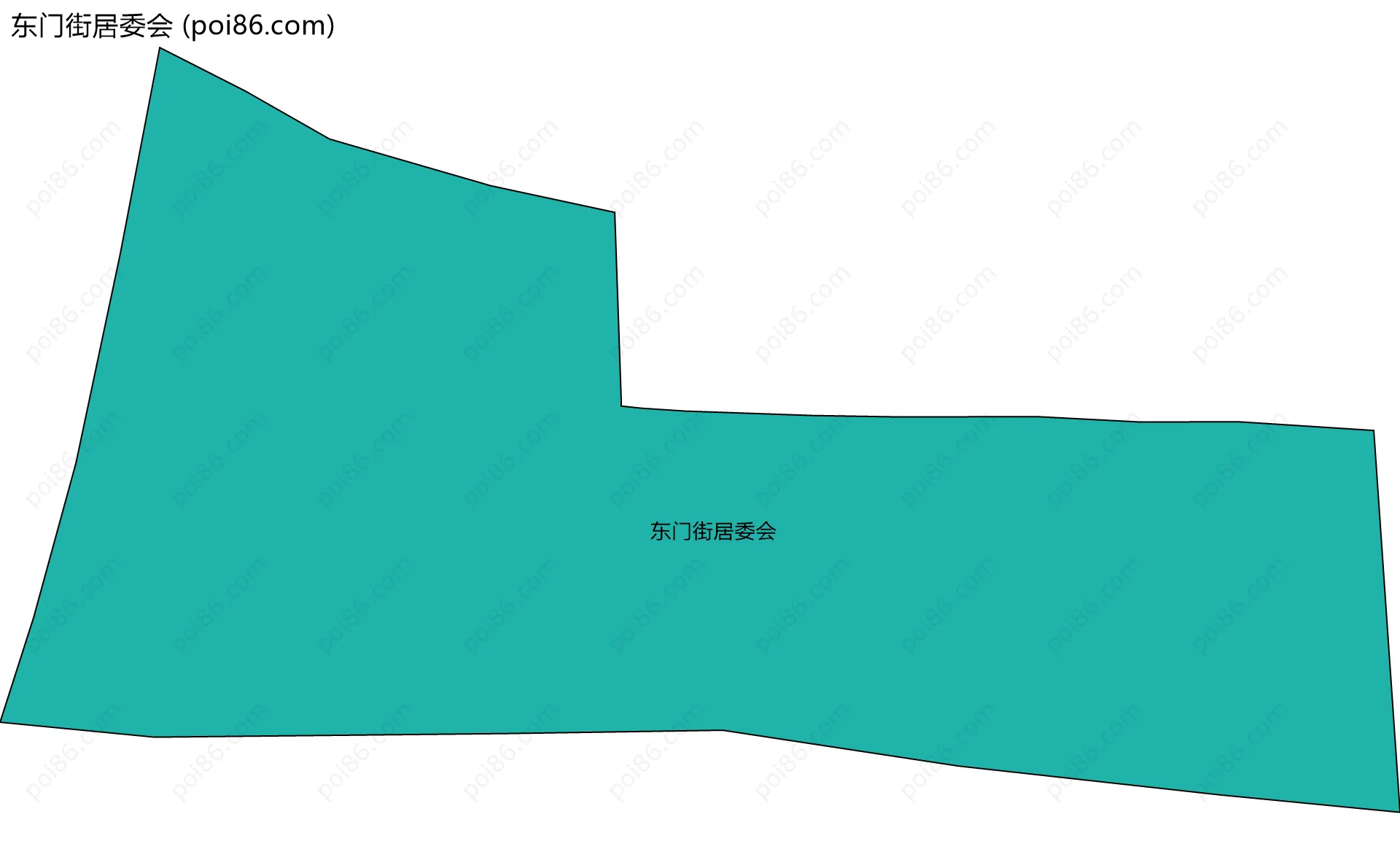 东门街居委会边界地图