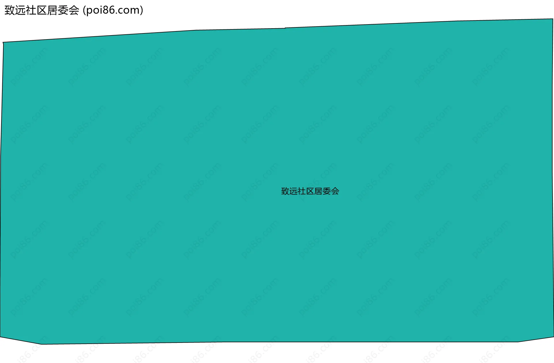 致远社区居委会边界地图