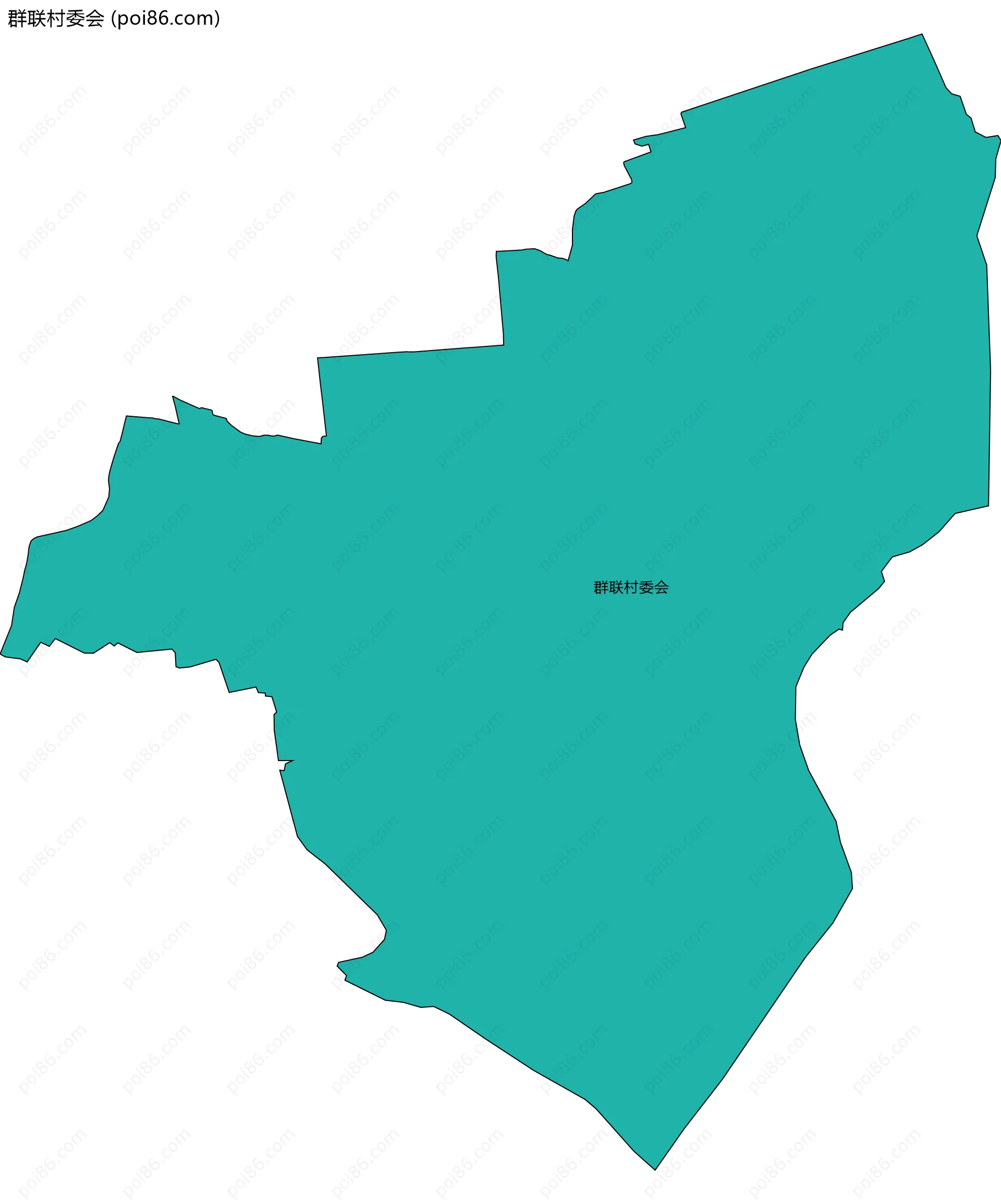 群联村委会边界地图