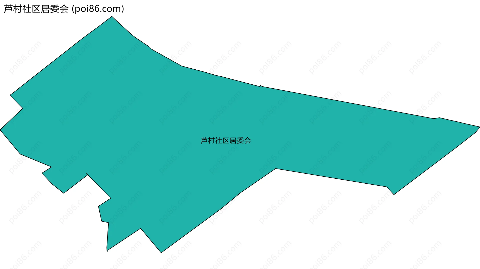 芦村社区居委会边界地图
