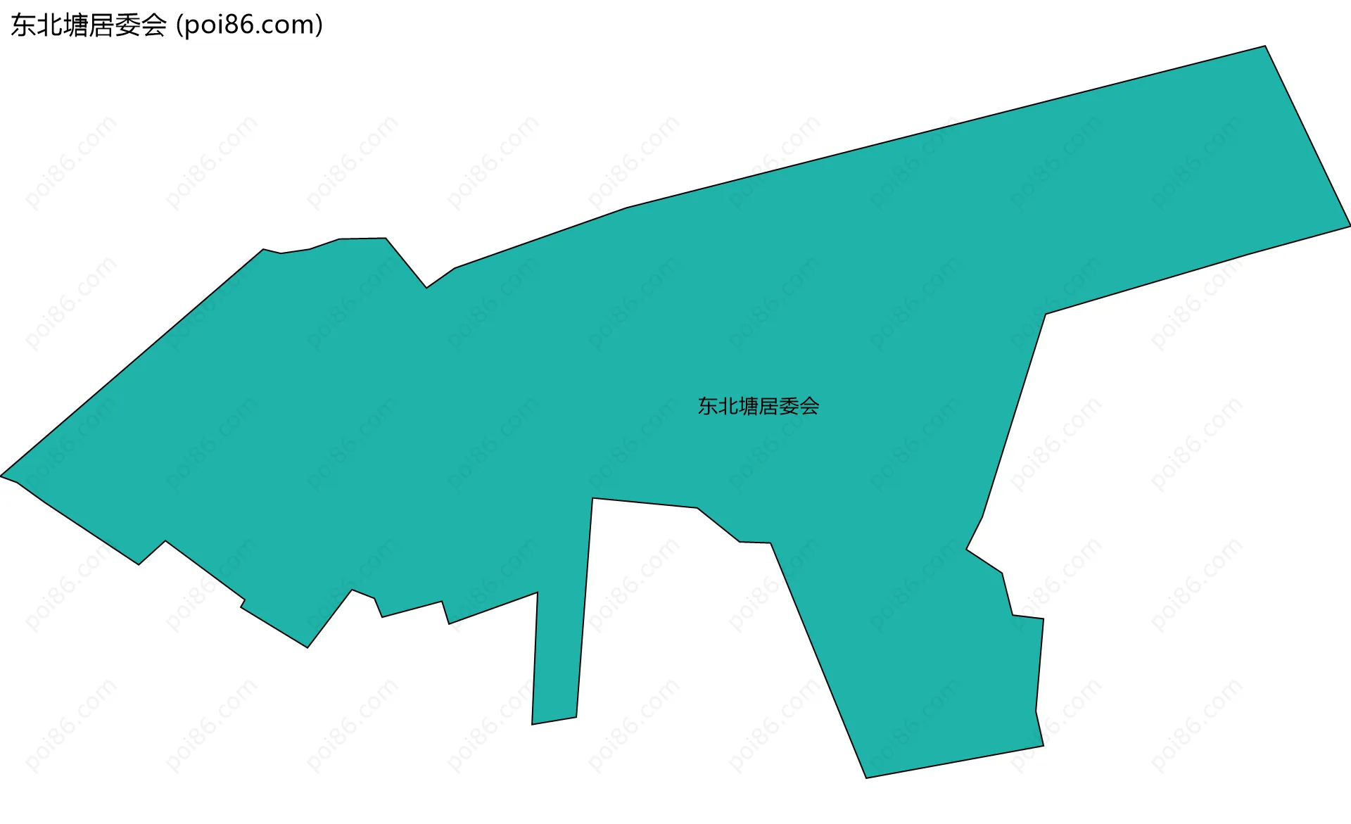 东北塘居委会边界地图