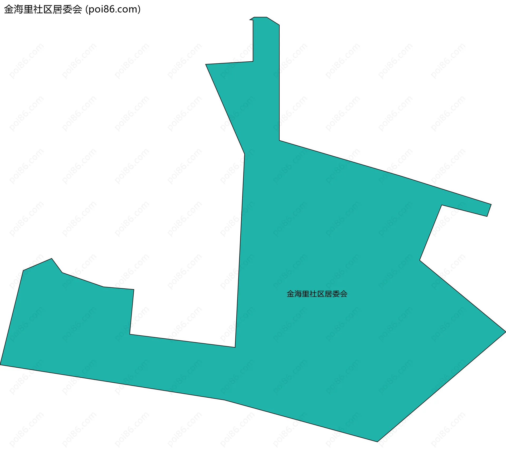 金海里社区居委会边界地图