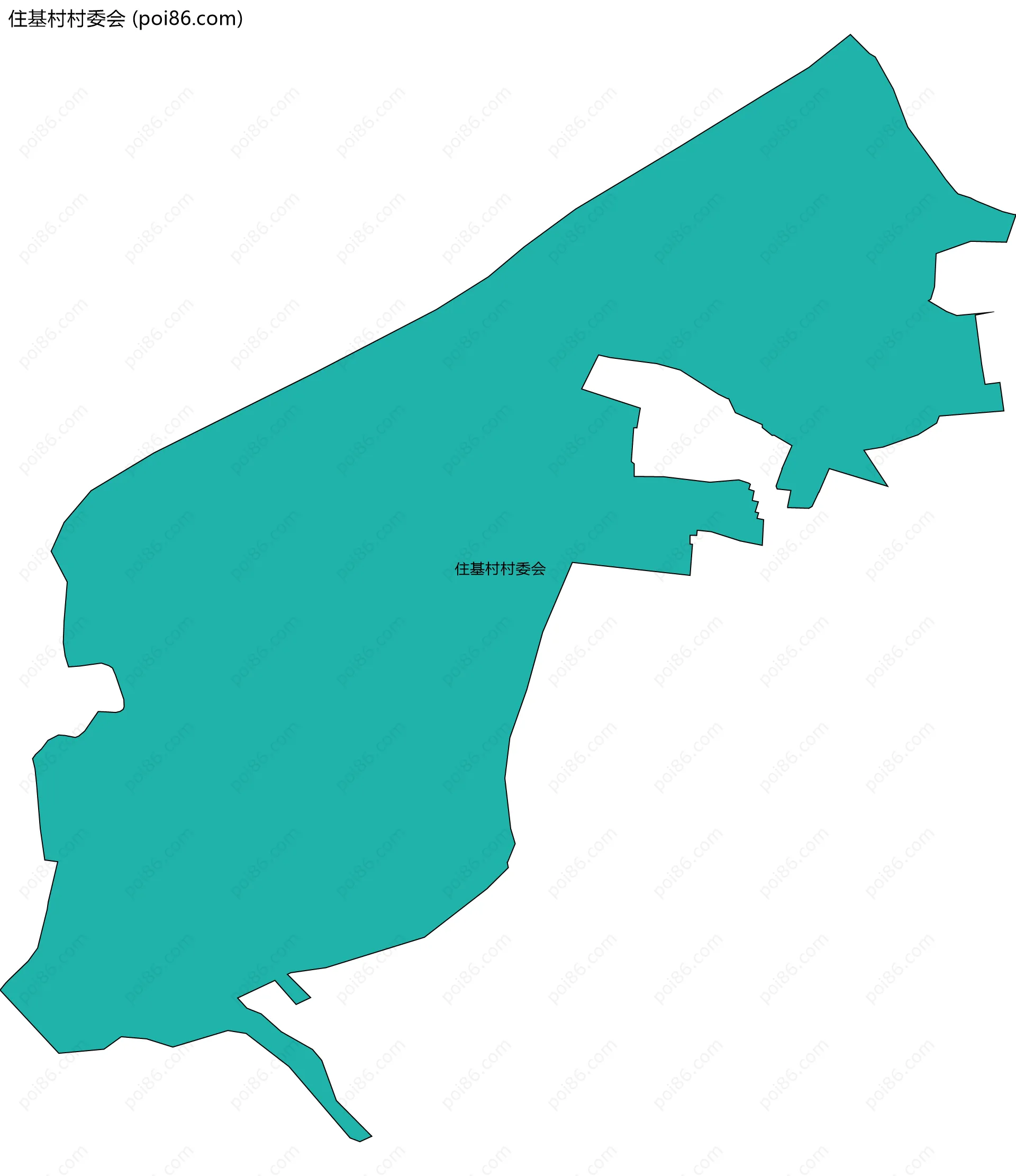 住基村村委会边界地图