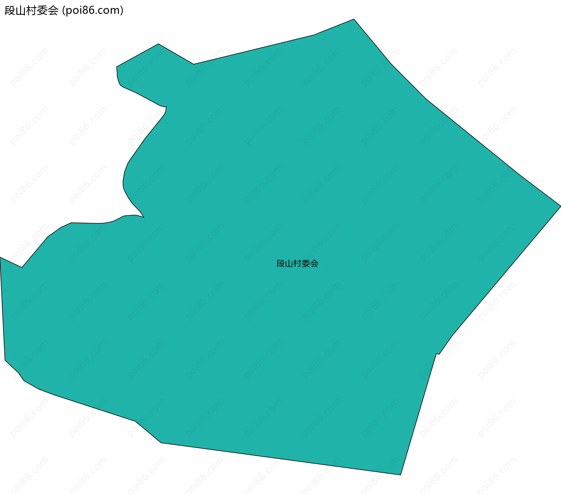 段山村委会边界地图