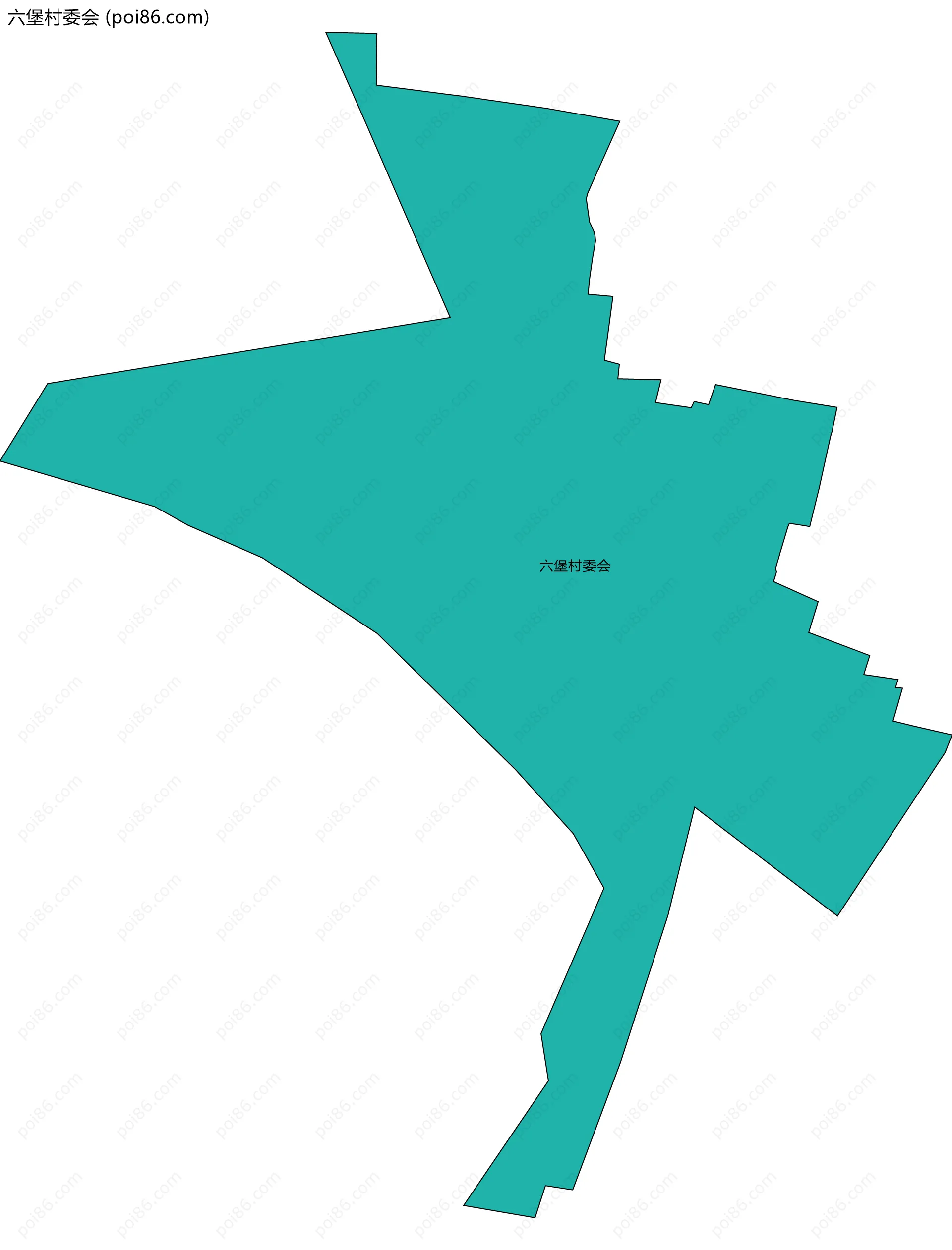 六堡村委会边界地图