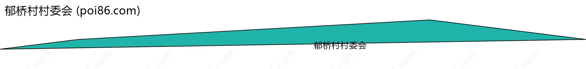 郁桥村村委会边界地图