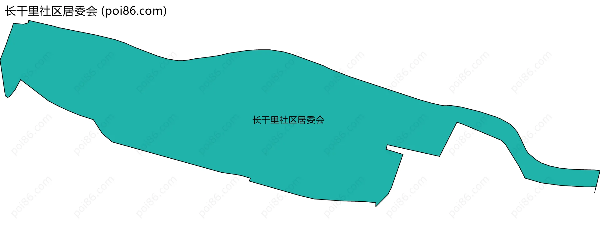 长干里社区居委会边界地图