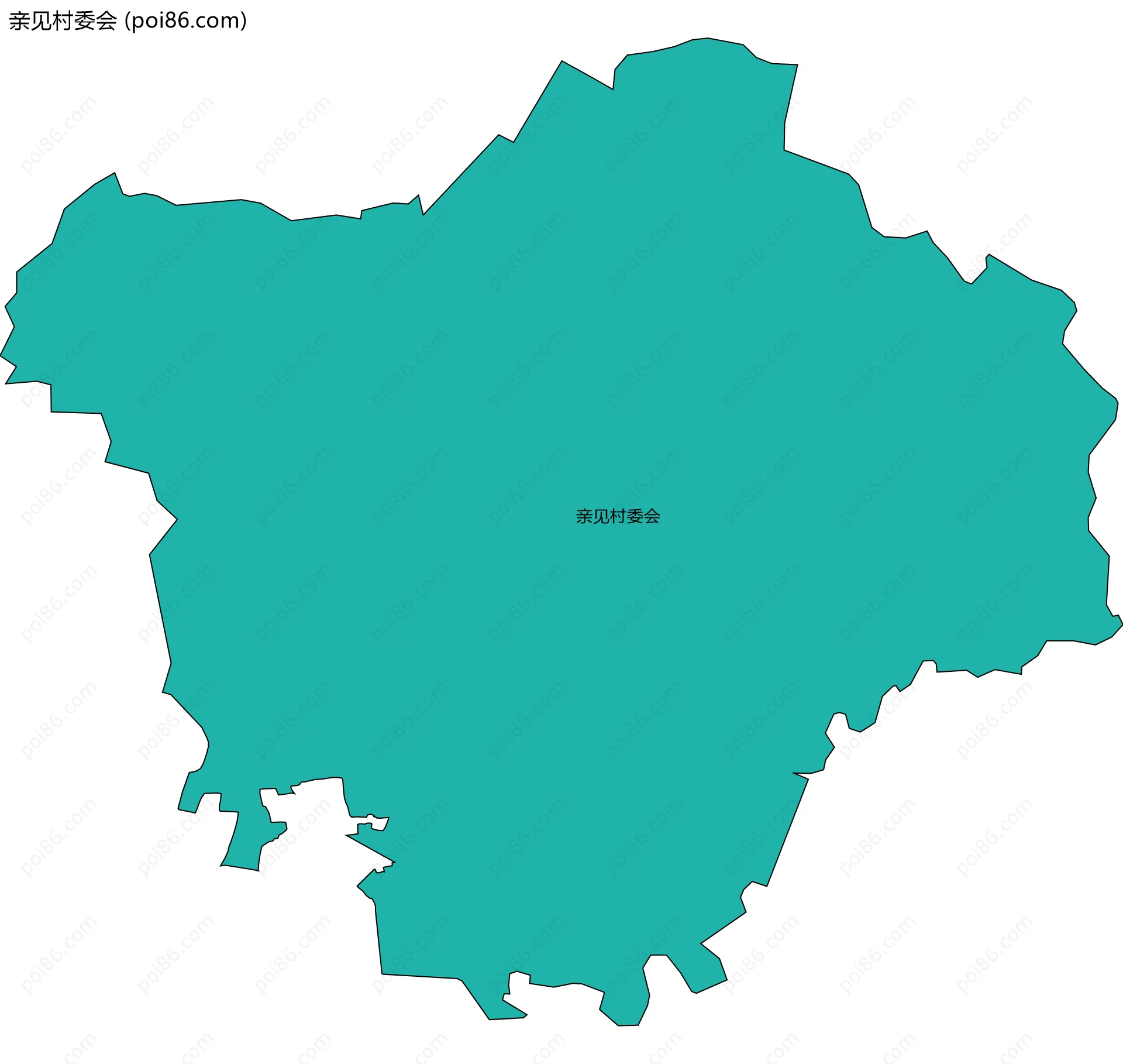 亲见村委会边界地图