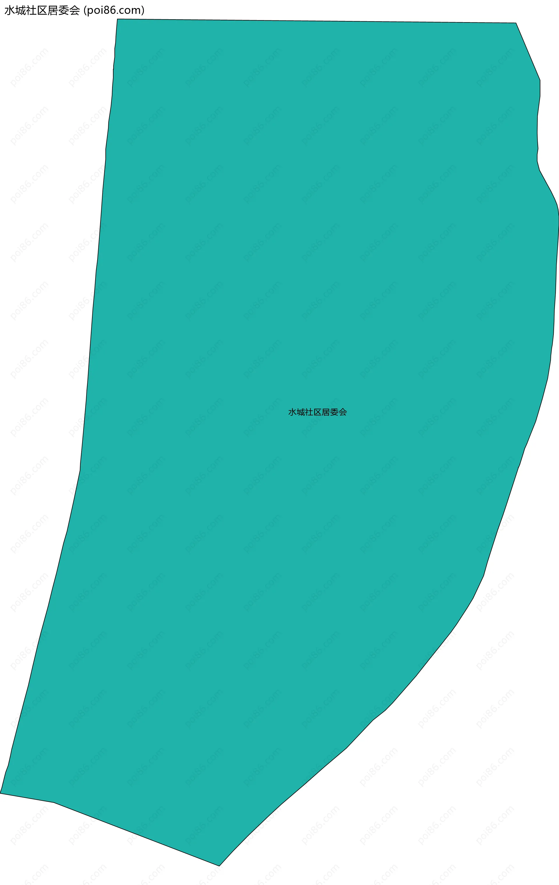 水城社区居委会边界地图