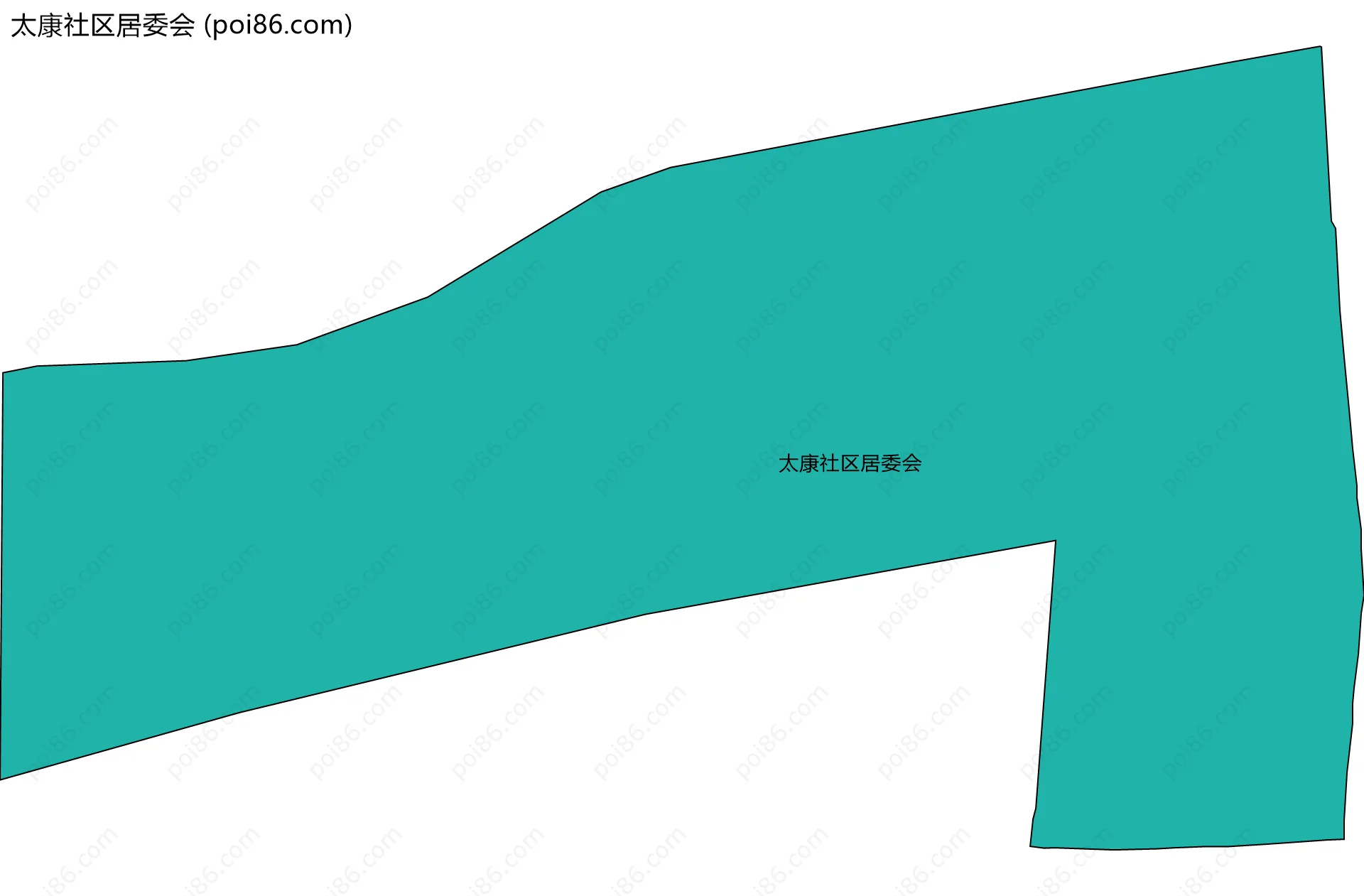 太康社区居委会边界地图