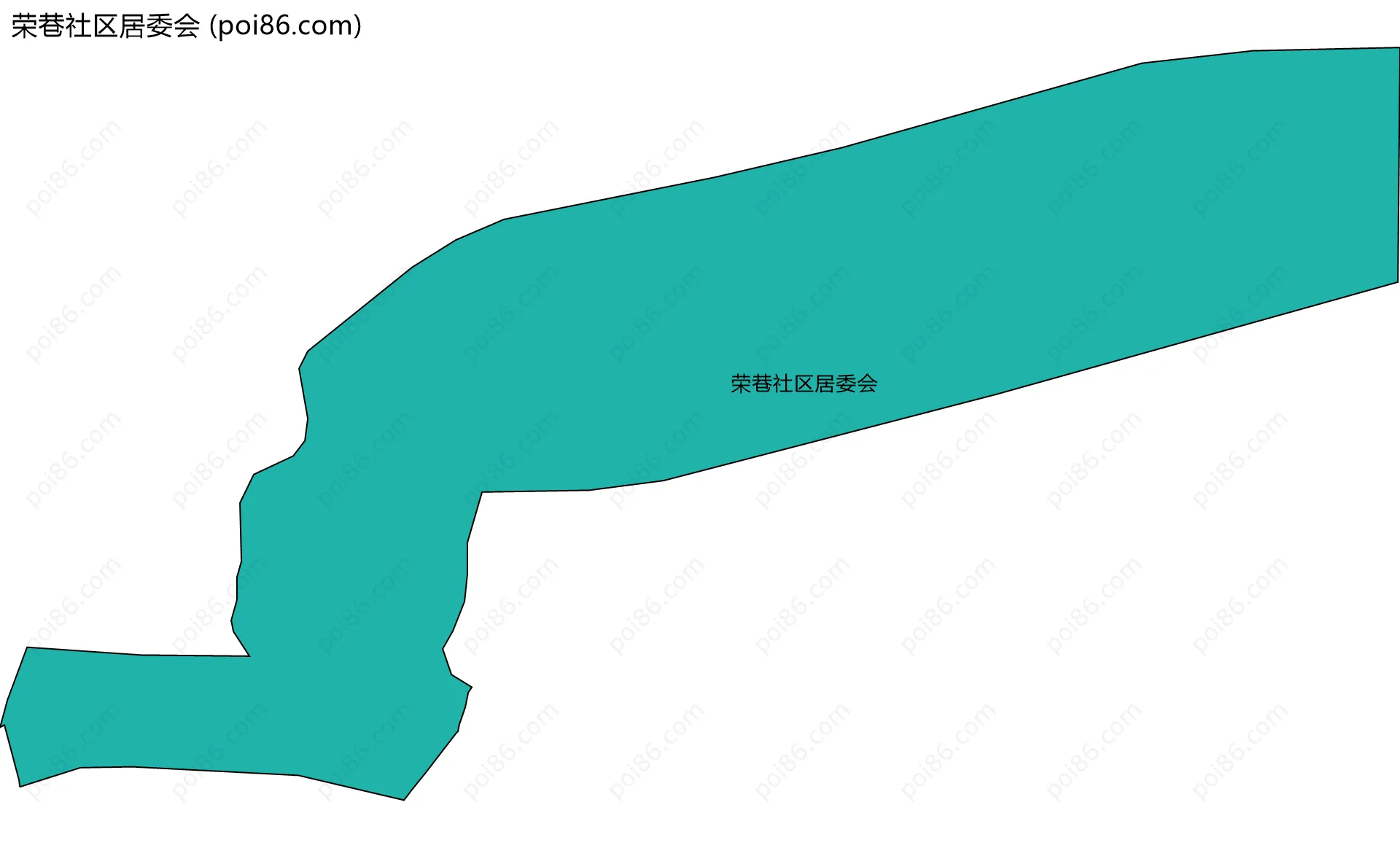 荣巷社区居委会边界地图