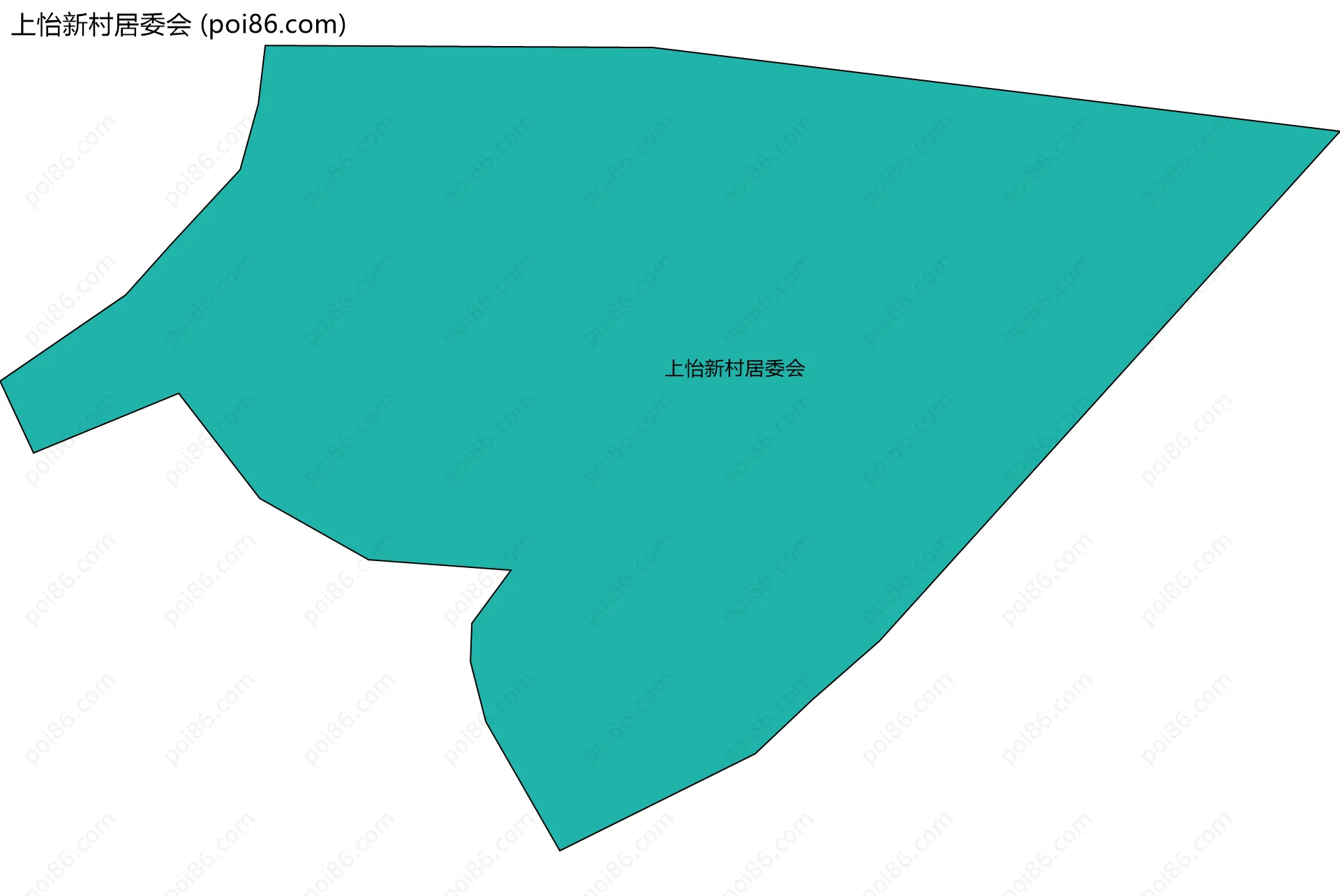 上怡新村居委会边界地图