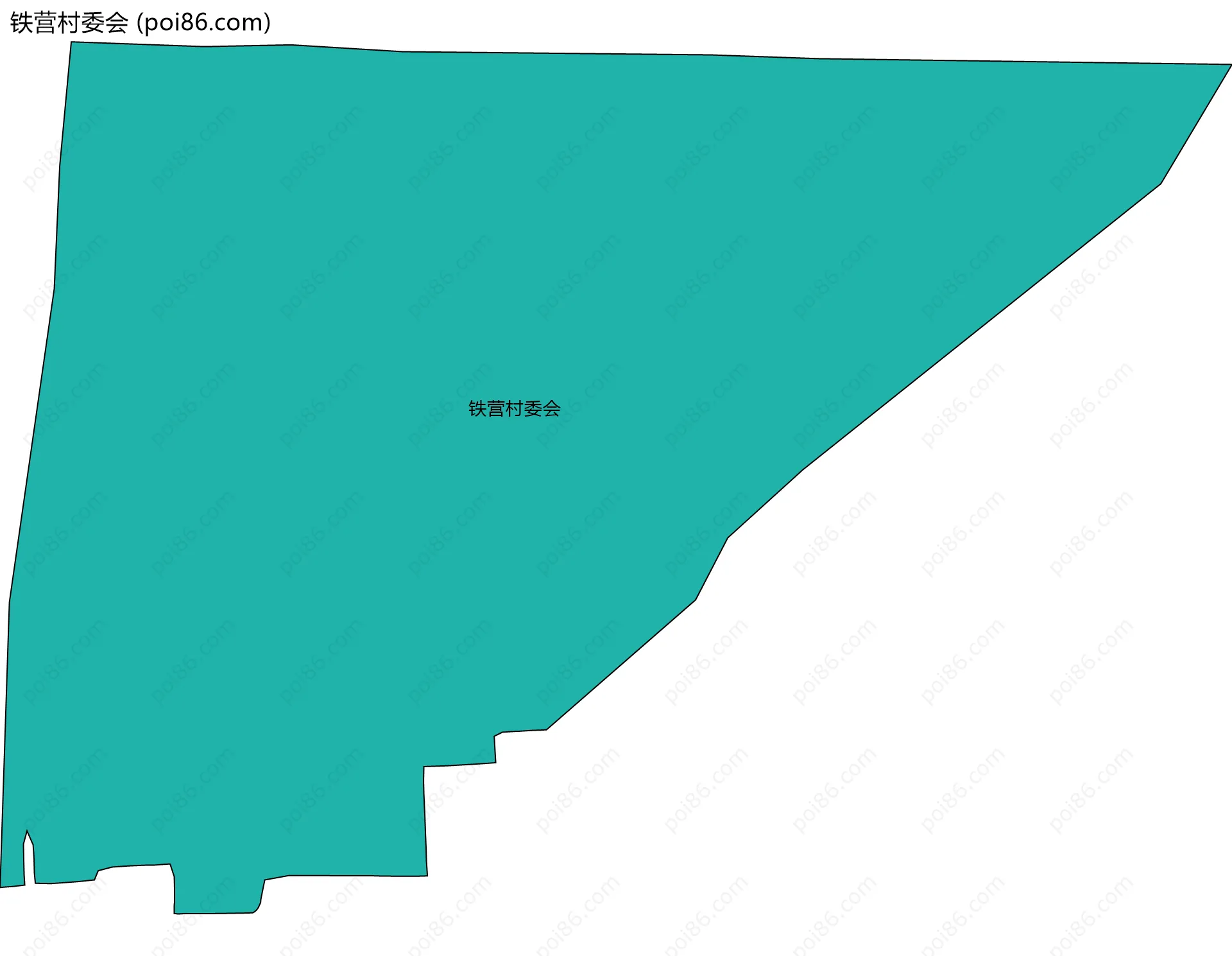 铁营村委会边界地图