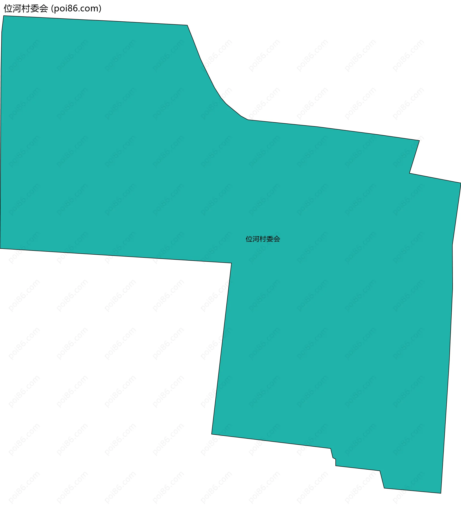 位河村委会边界地图